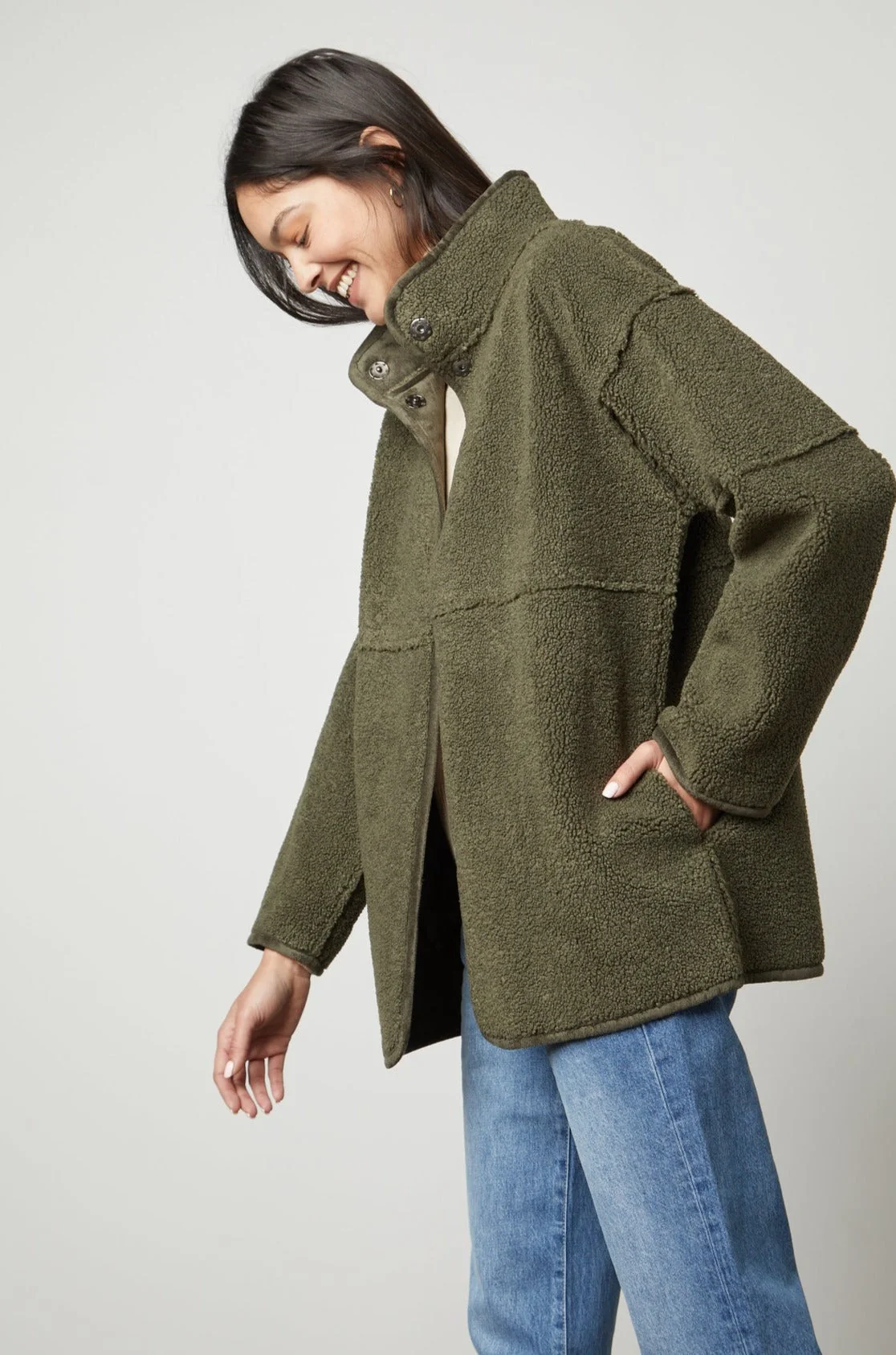 ALBANY LUX SHERPA REVERSIBLE JACKET - Image 14