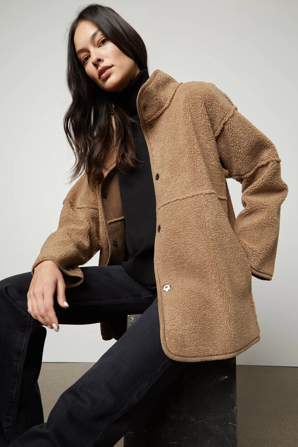 ALBANY LUX SHERPA REVERSIBLE JACKET - Image 24