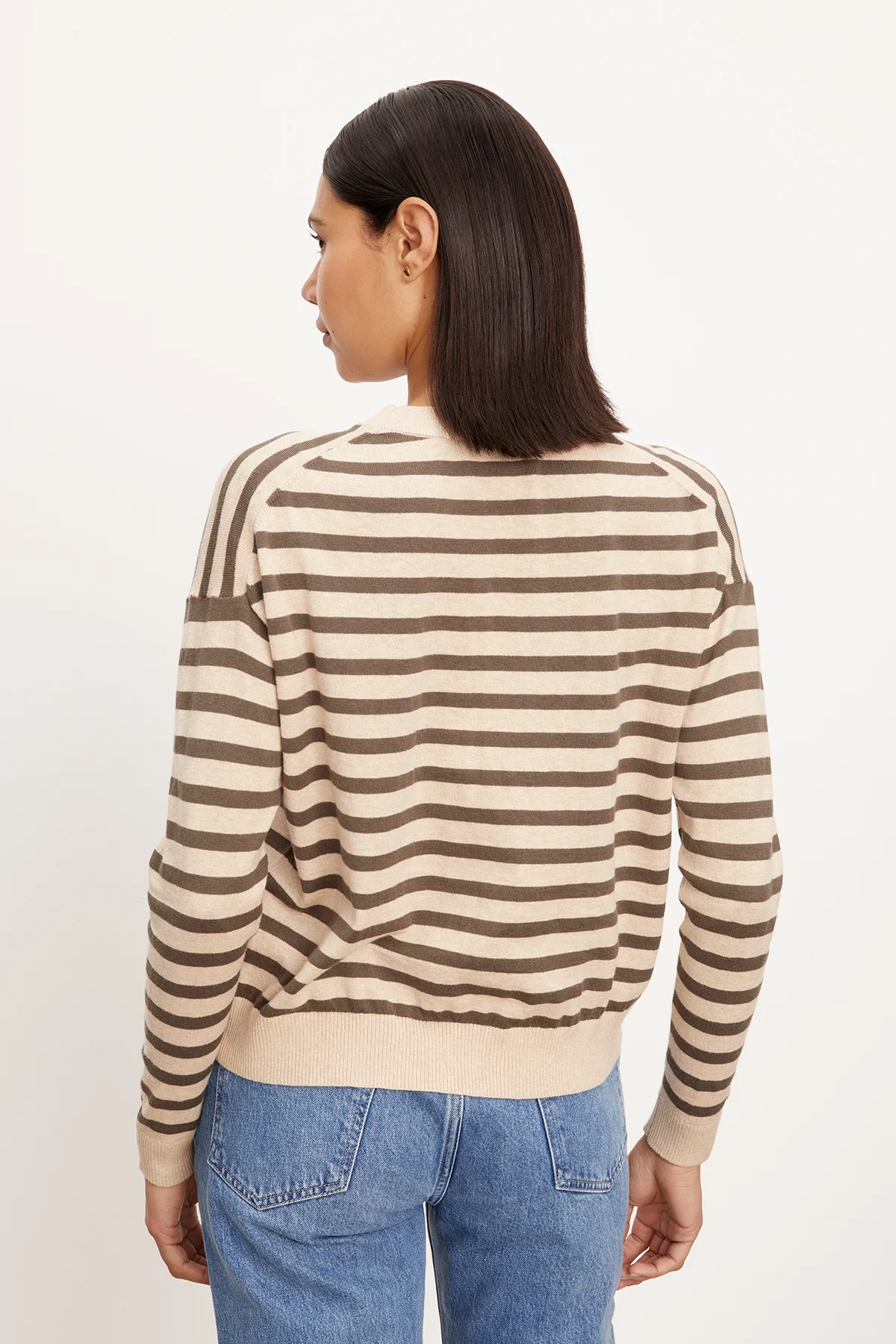 ALISTER STRIPED CREW NECK SWEATER - Image 3
