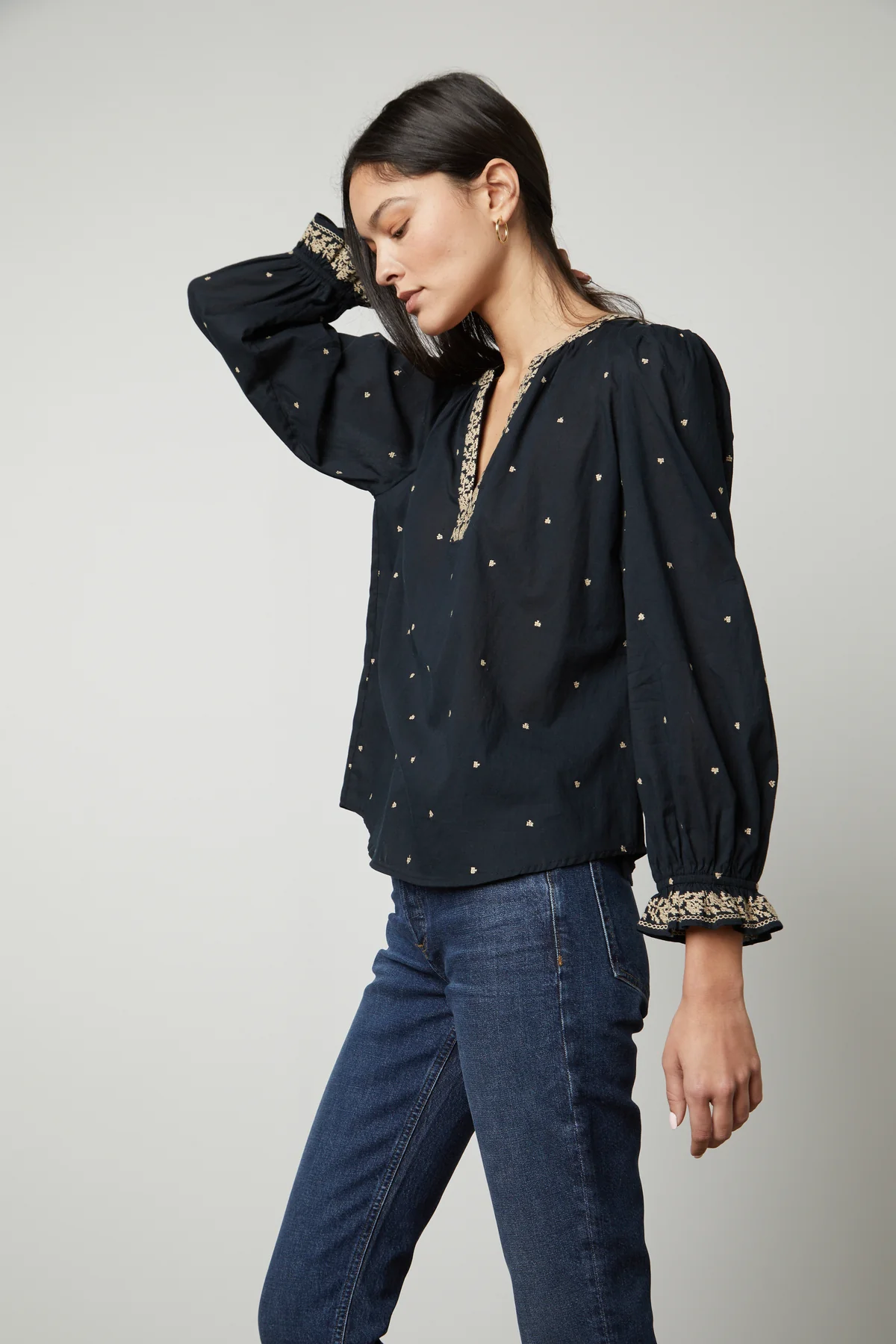 ANIA EMBROIDERED BOHO TOP - Image 8