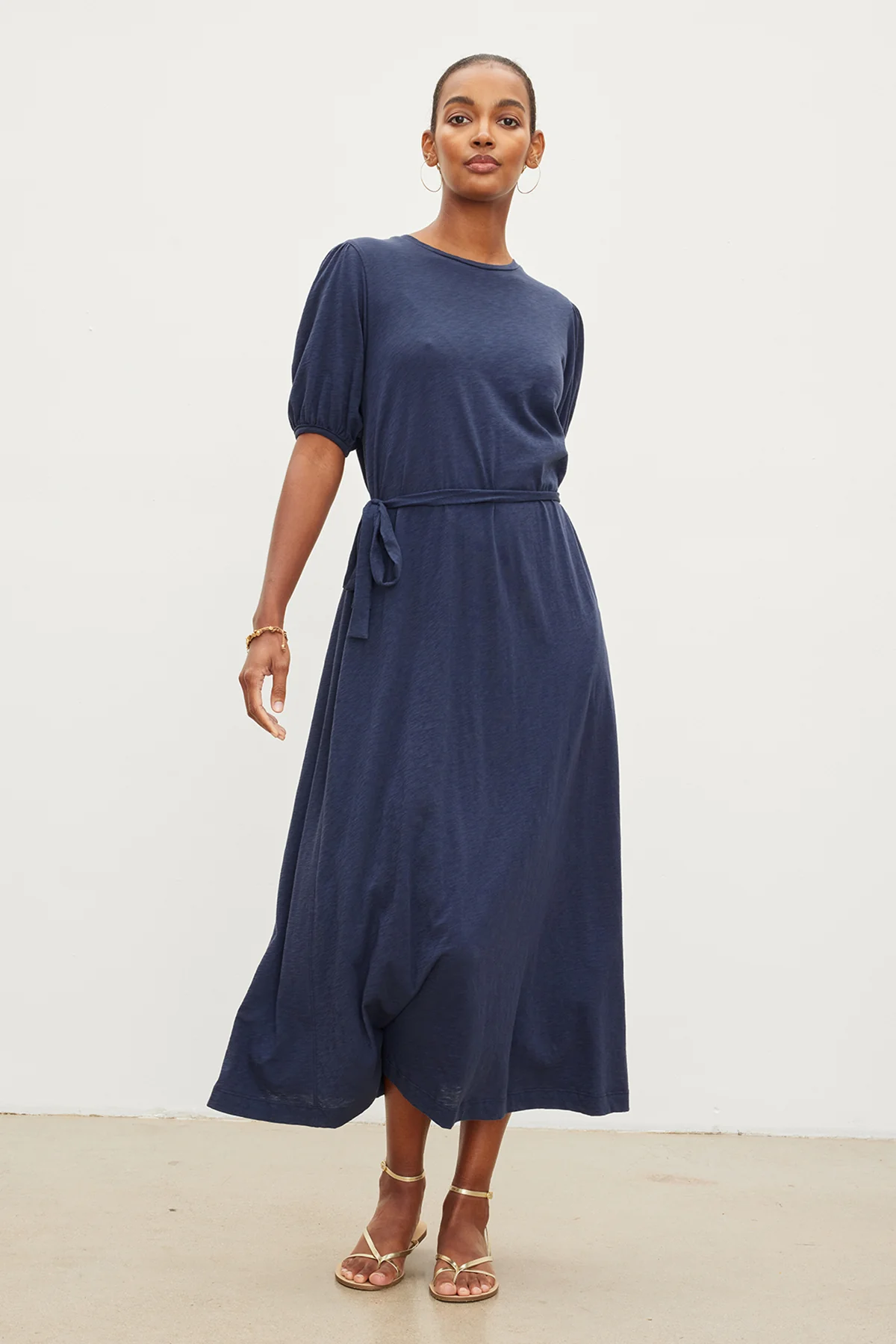 ASTRID COTTON SLUB MAXI DRESS - Image 2