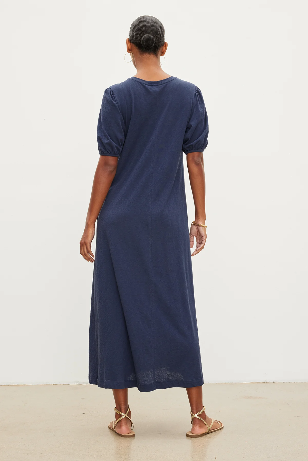 ASTRID COTTON SLUB MAXI DRESS - Image 4
