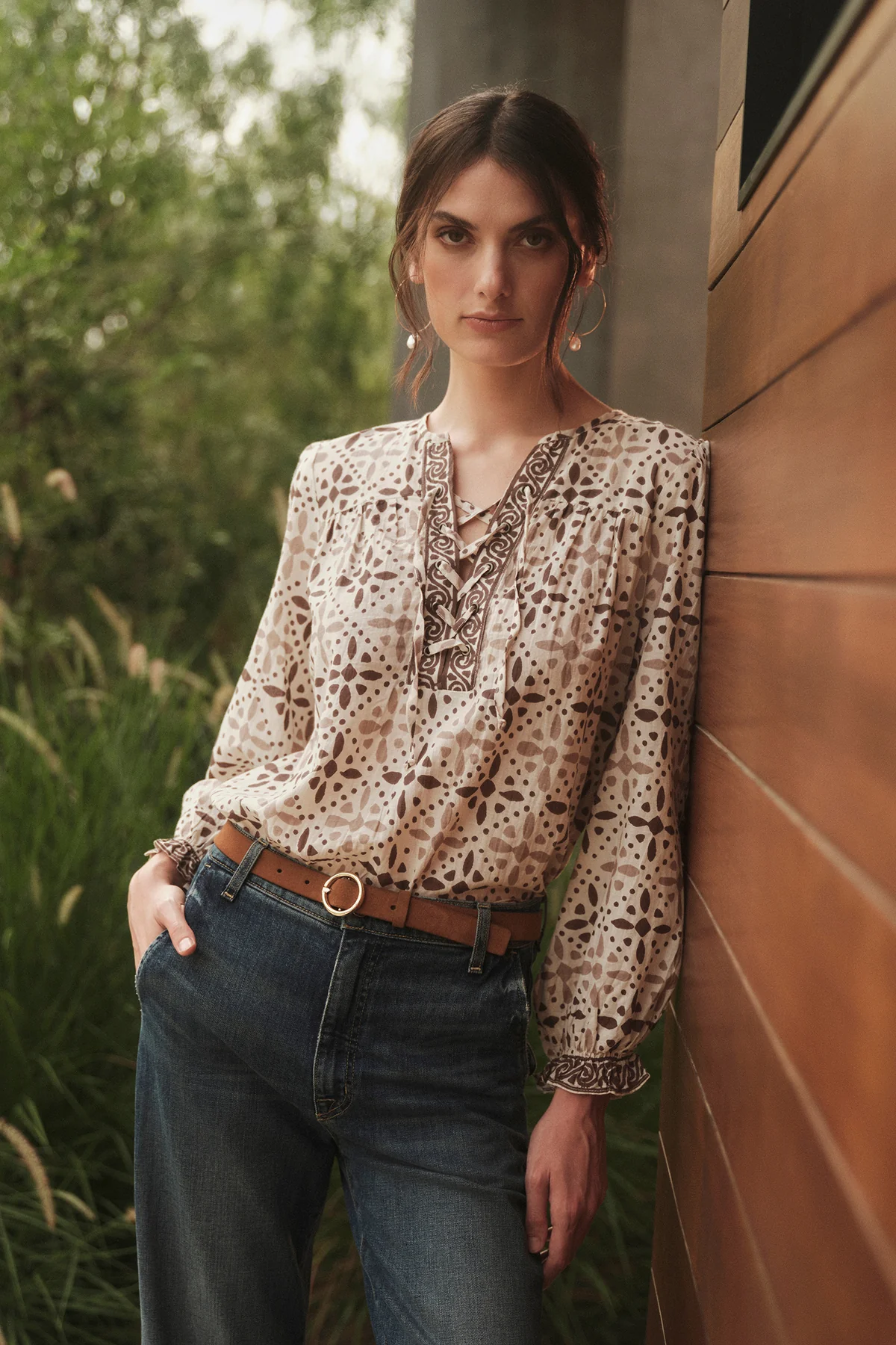 AUDETTE PRINTED BOHO TOP - Image 5
