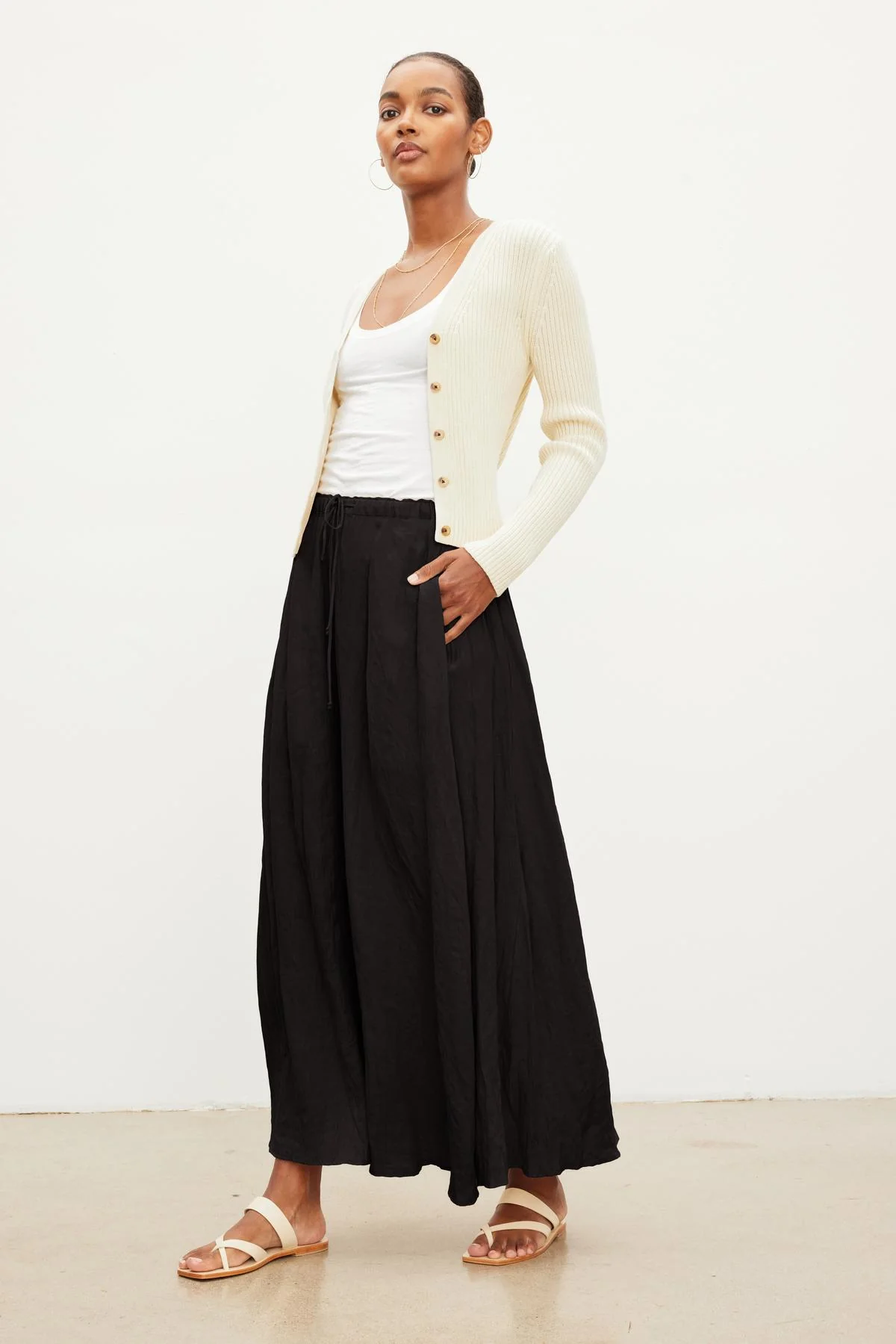 BAILEY LINEN MAXI SKIRT - Image 2