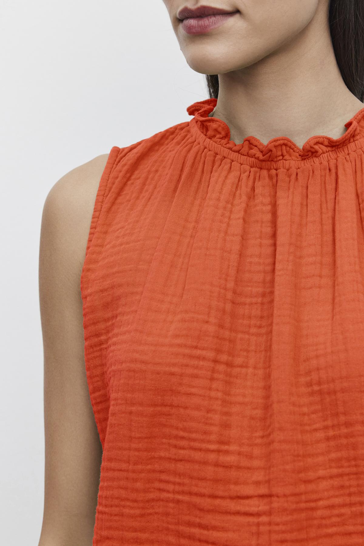 BIANCA COTTON GAUZE TANK TOP - Image 2