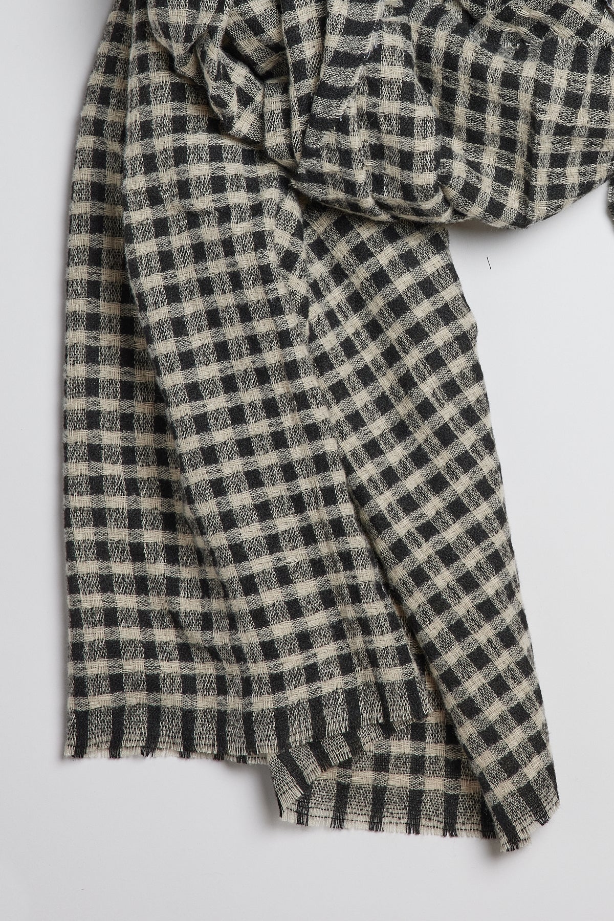 BICOLOR CHECK SCARF - Image 2