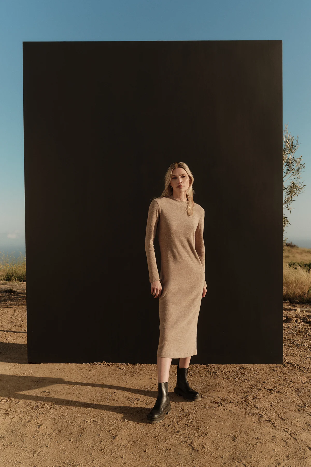 BRAY BRUSHED RIB DRESS - Image 5