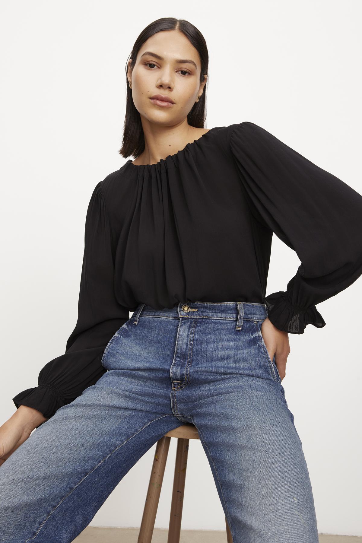 BRISTOL NECK TIE TOP - Image 2