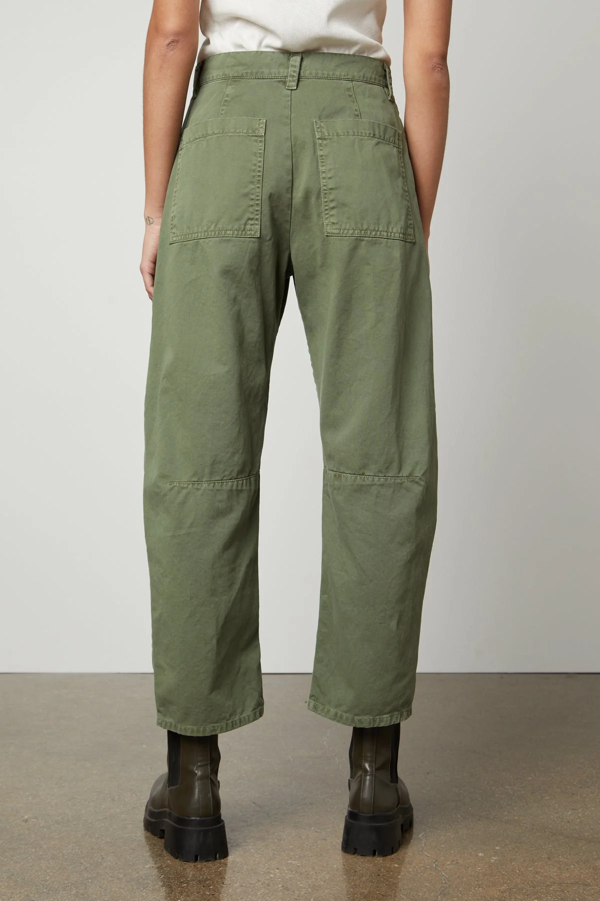 BRYLIE SANDED TWILL UTILITY PANT - Image 13