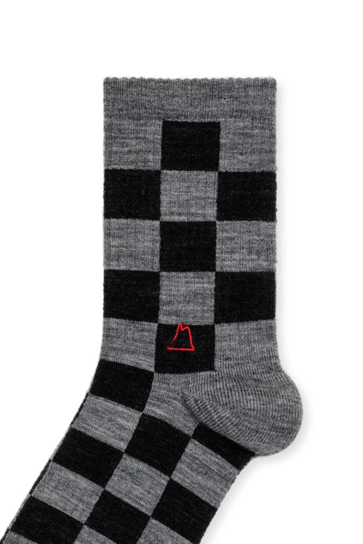 CHECKERED WOOL SPORTY SOCKS BY HANSEL FROM BASEL - Image 2
