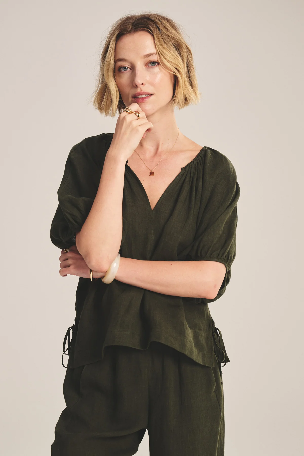 COSETTE LINEN TOP - Image 7