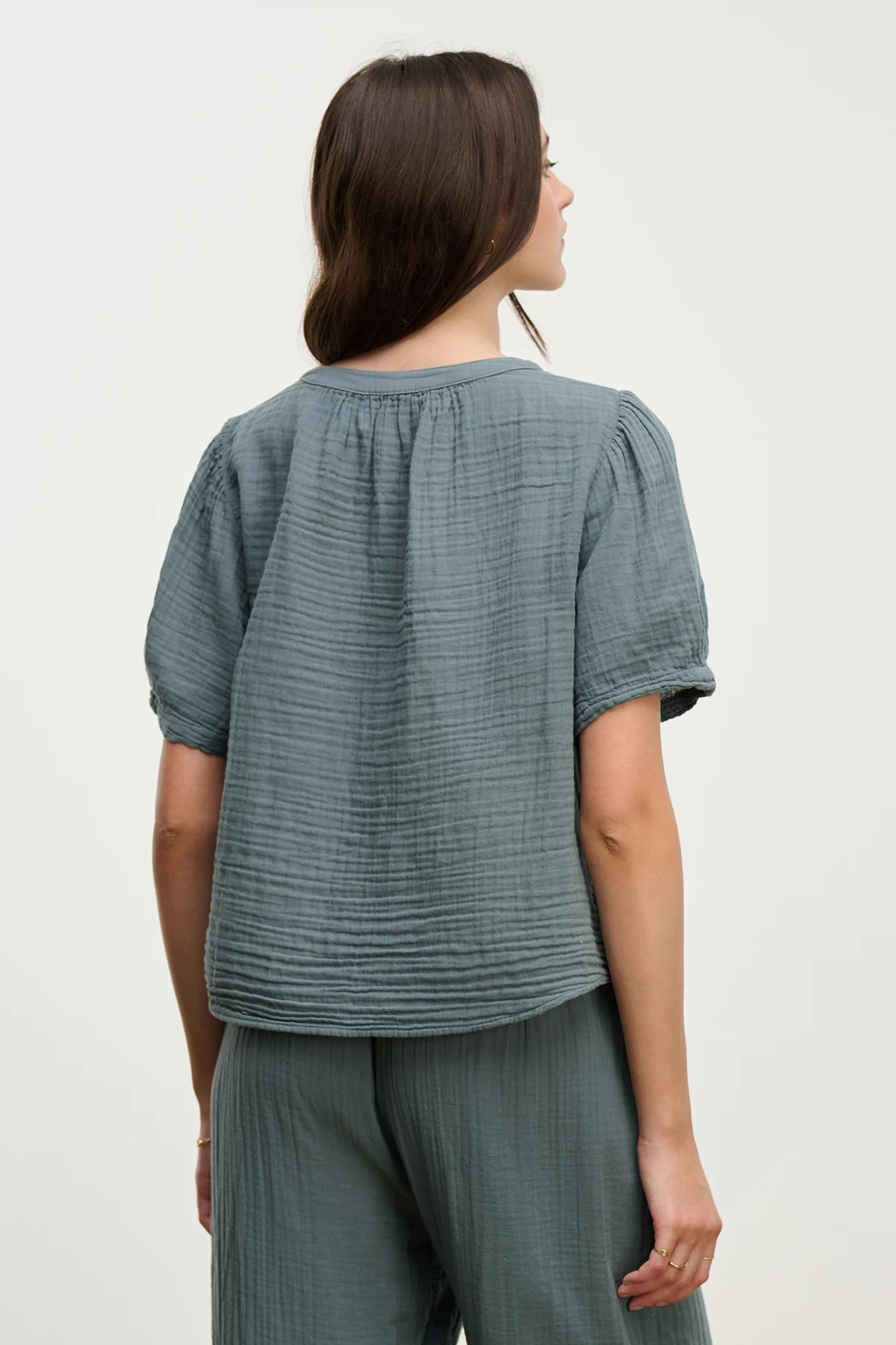 DEANN COTTON GAUZE TOP - Image 3