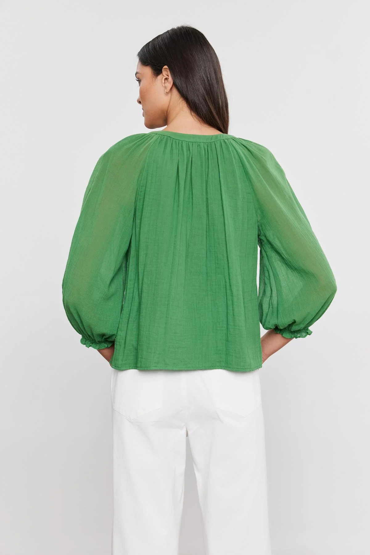 DENICE COTTON GAUZE TOP - Image 8
