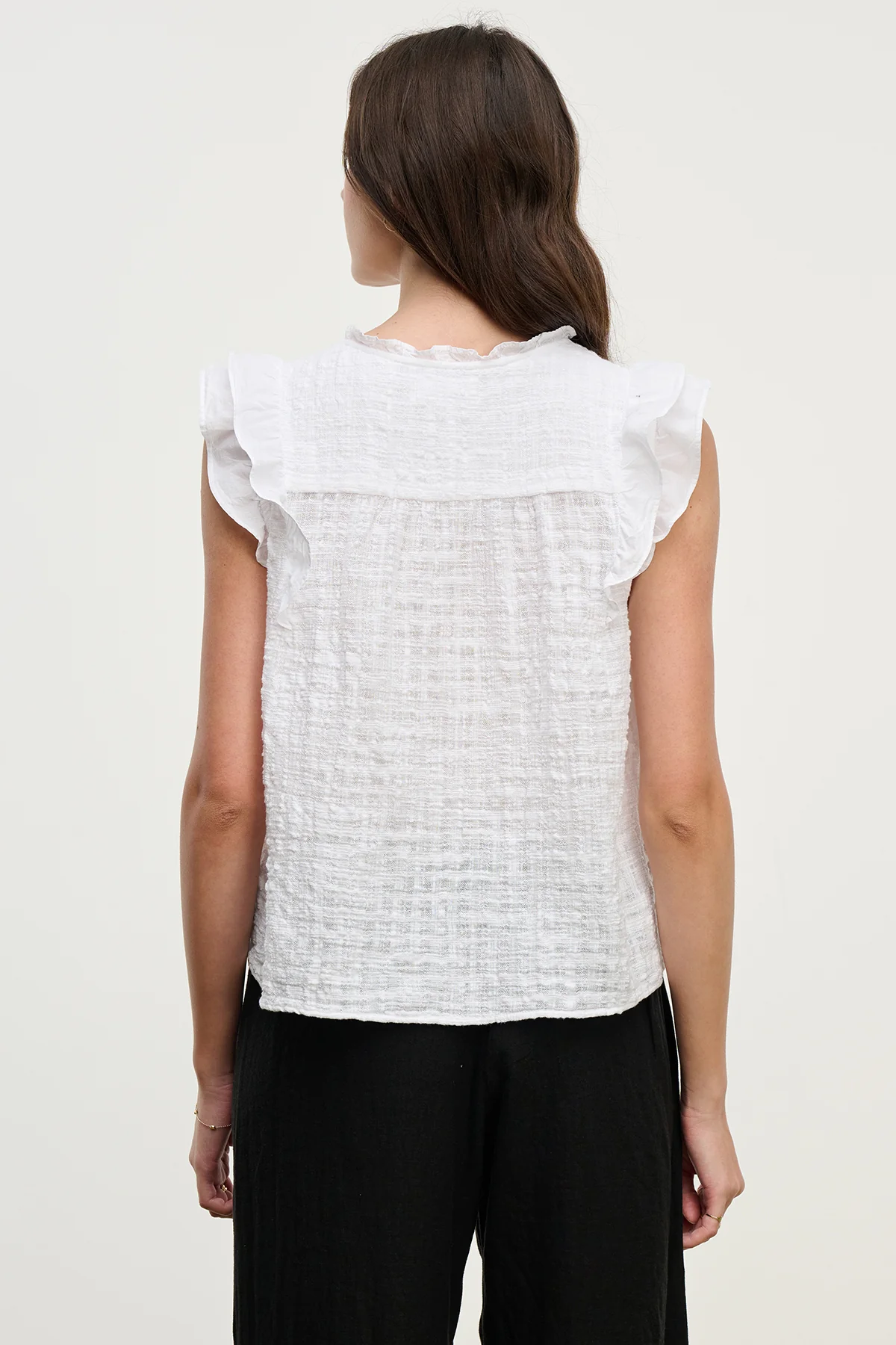 EVA TEXTURED COTTON GAUZE TOP - Image 4