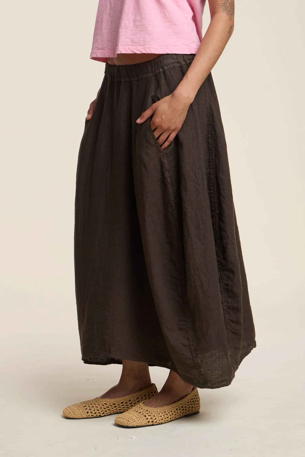FAE LINEN SKIRT - Image 3