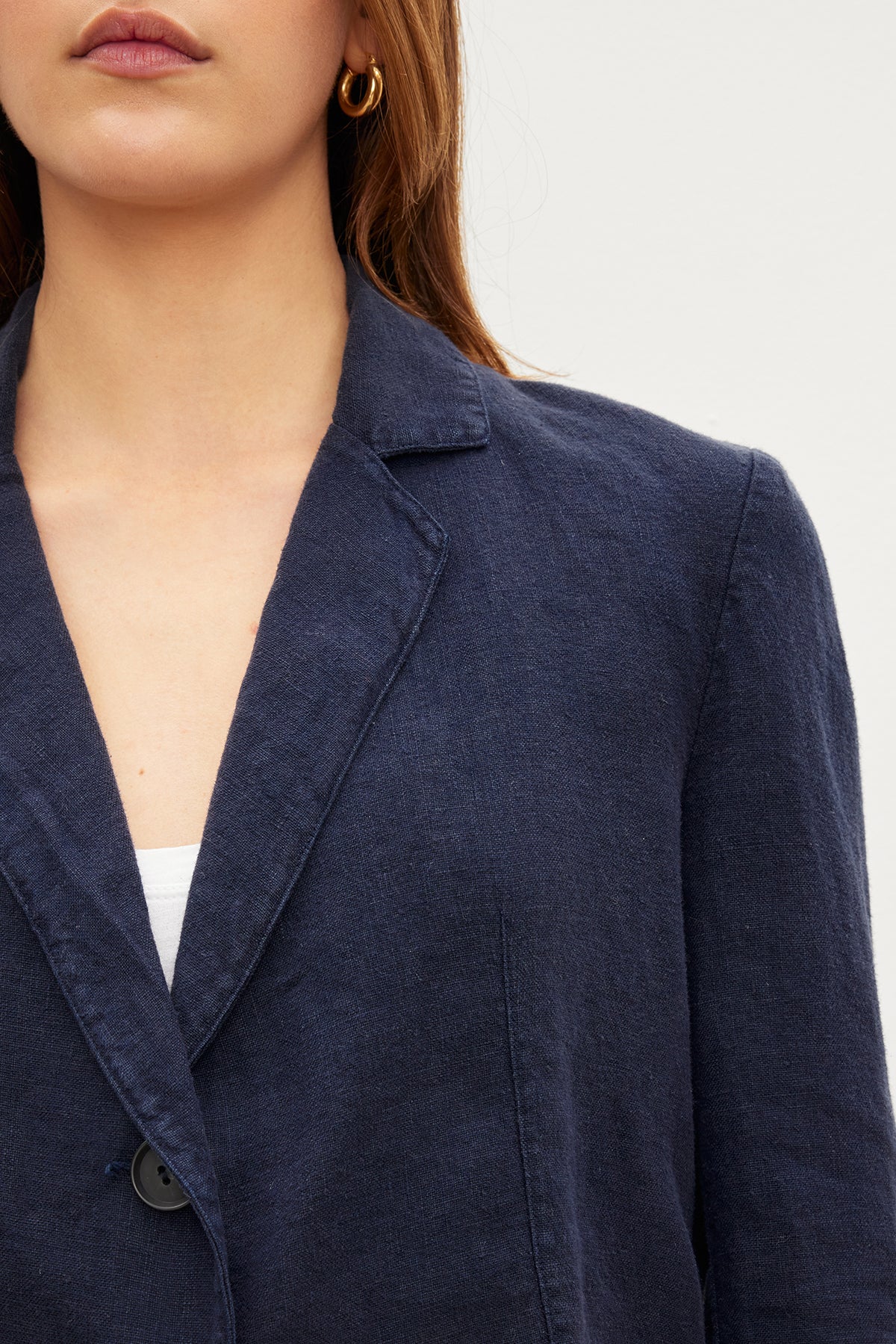 FINLEY HEAVY LINEN CROPPED BLAZER - Image 5