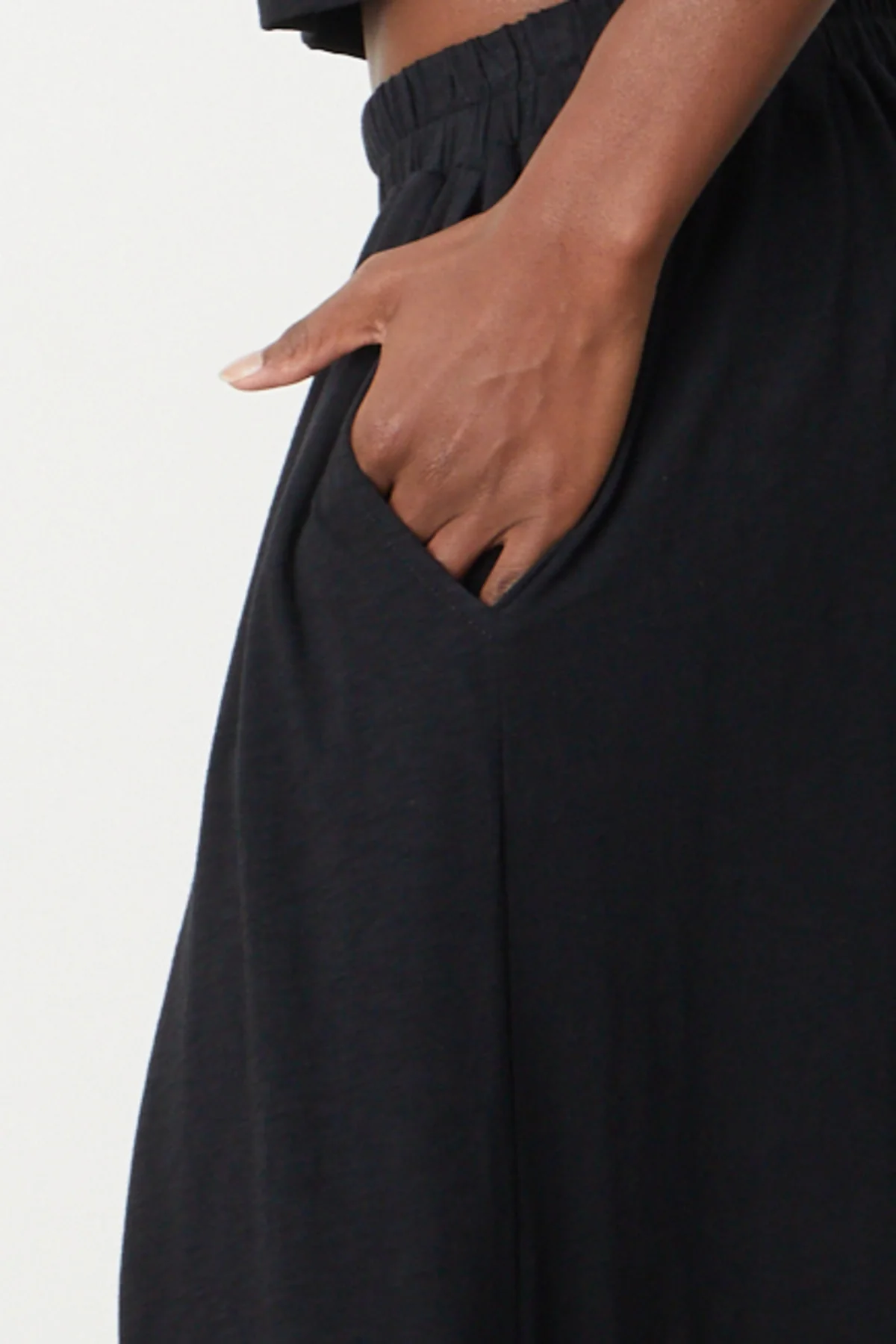 GWEN COTTON SLUB MAXI SKIRT - Image 4