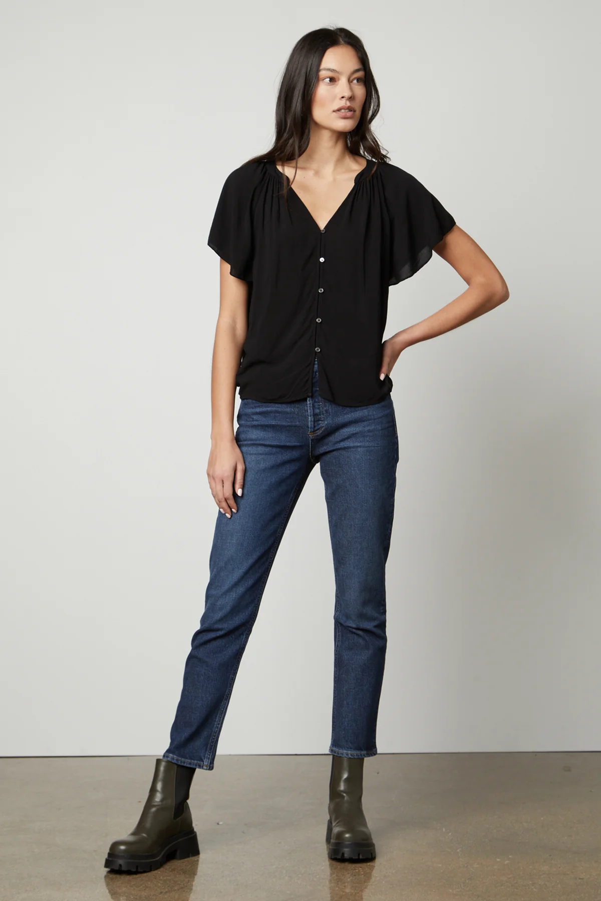 HARLEY FLUTTER SLEEVE TOP - Image 11
