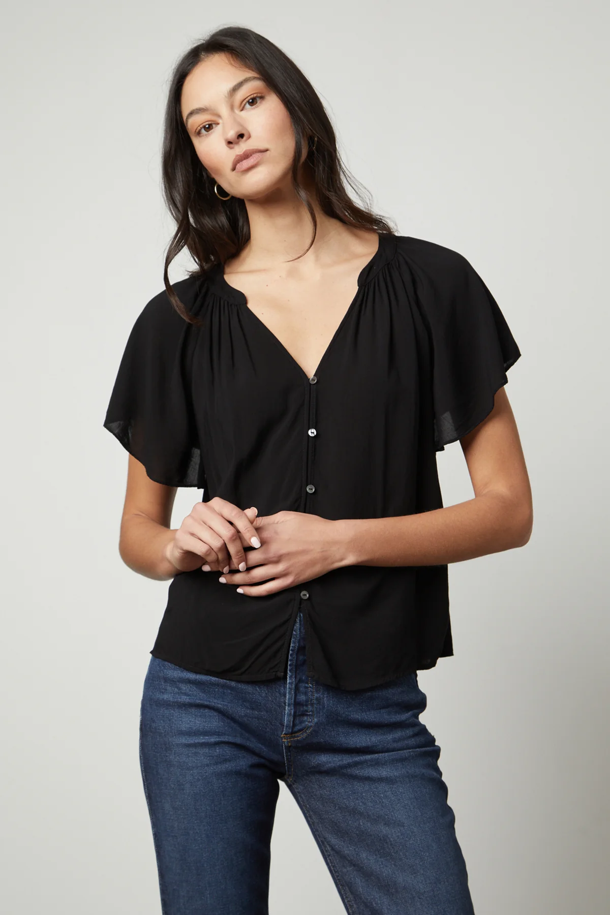 HARLEY FLUTTER SLEEVE TOP - Image 8