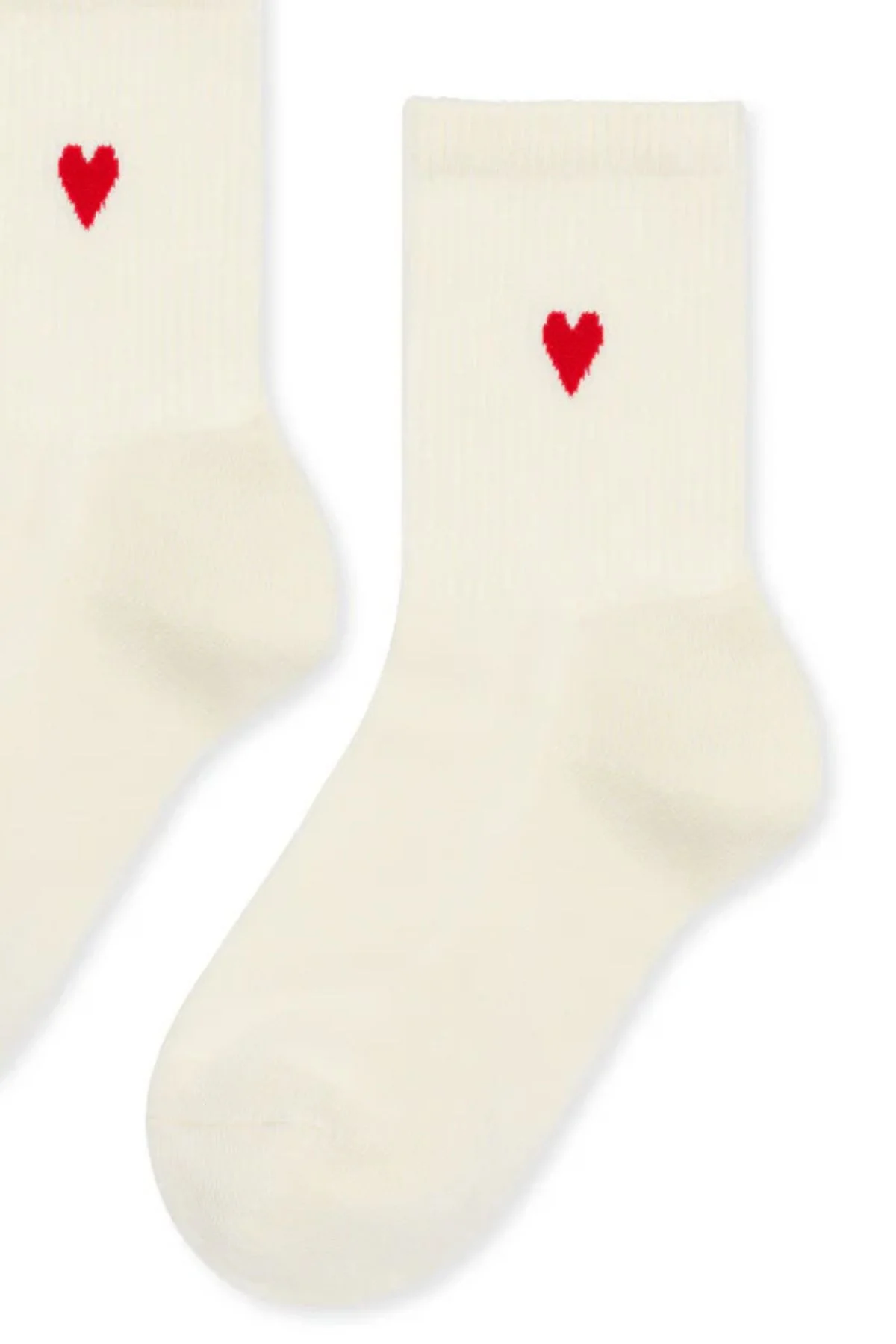 HEART SPORTY CREW SOCKS BY HANSEL FROM BASEL - Image 2