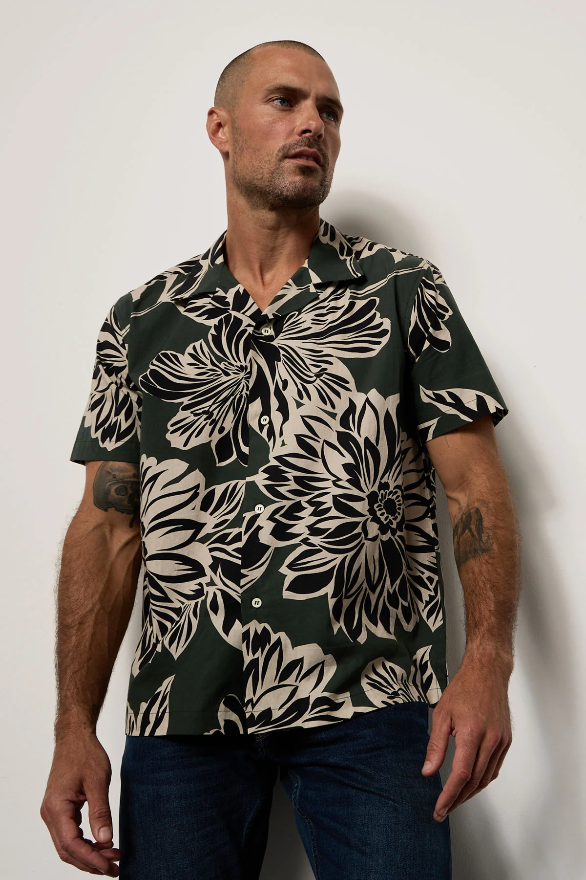 IGGY PRINTED BUTTON-UP SHIRT - Image 7