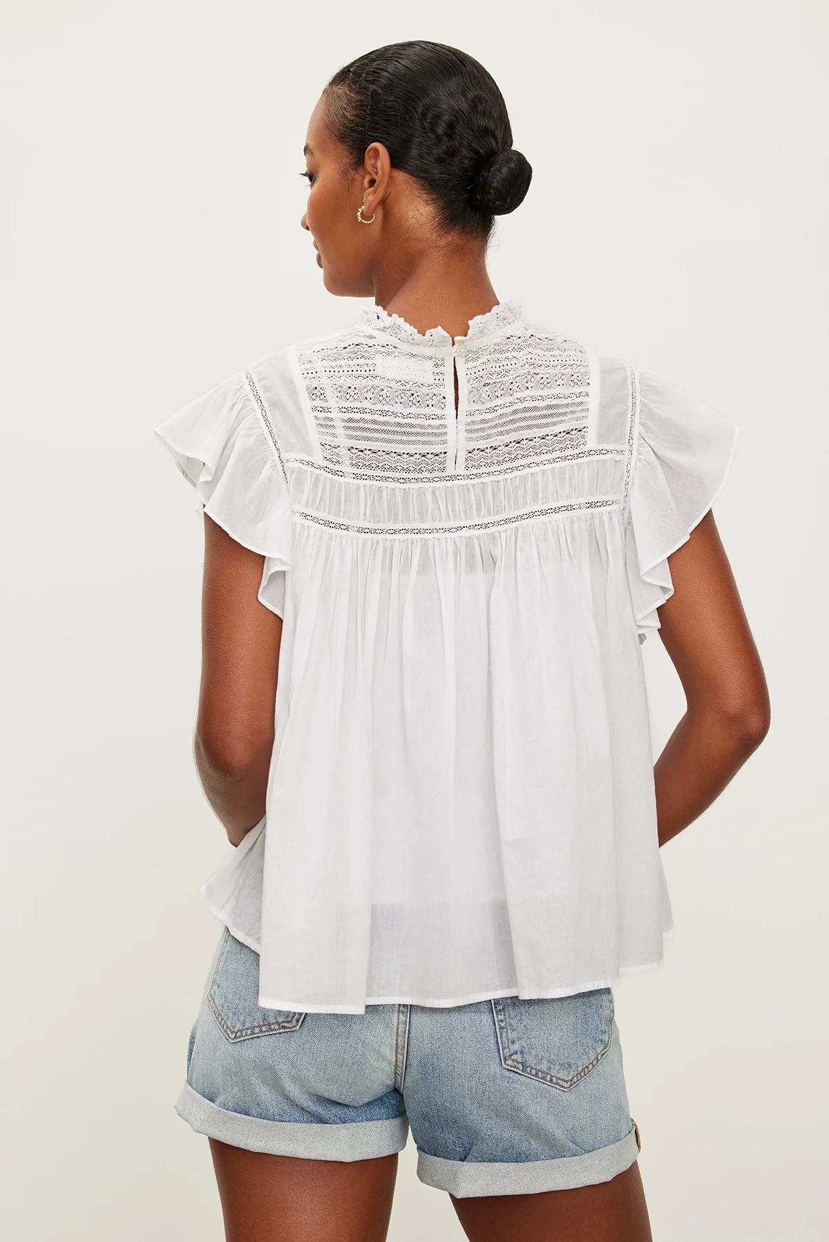 INESSA COTTON LACE TOP - Image 2