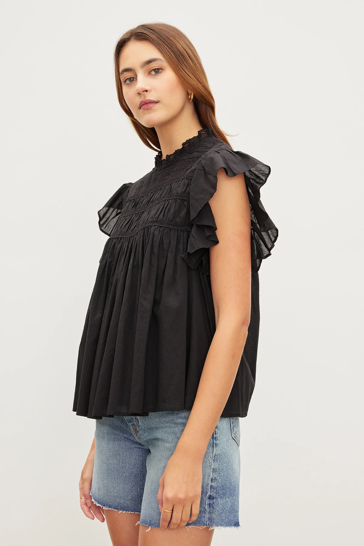 INESSA COTTON LACE TOP - Image 8