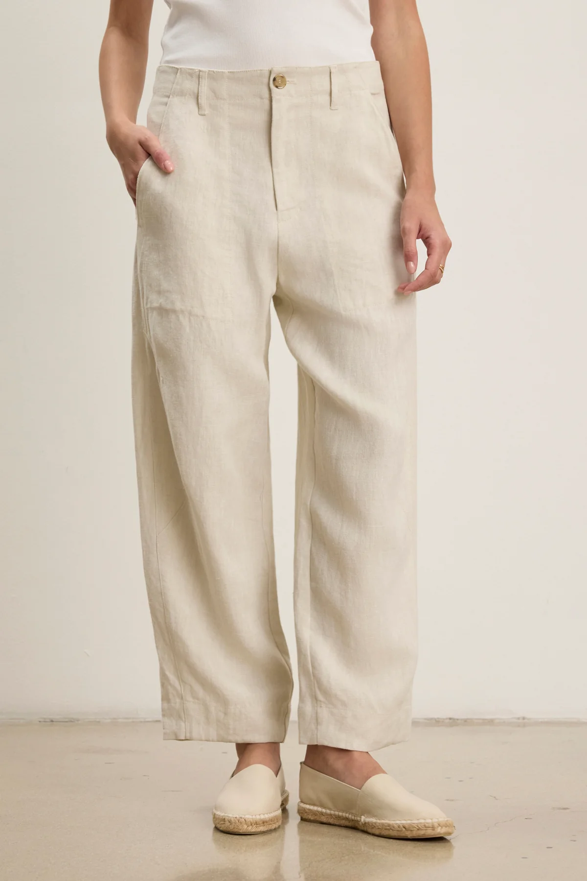 ISSA HEAVY LINEN PANT - Image 2