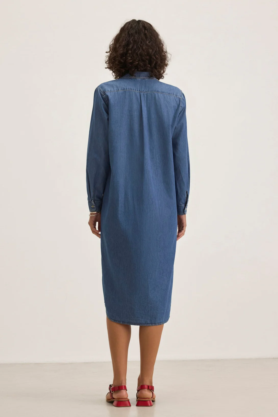 IZMIR CHAMBRAY DRESS - Image 4
