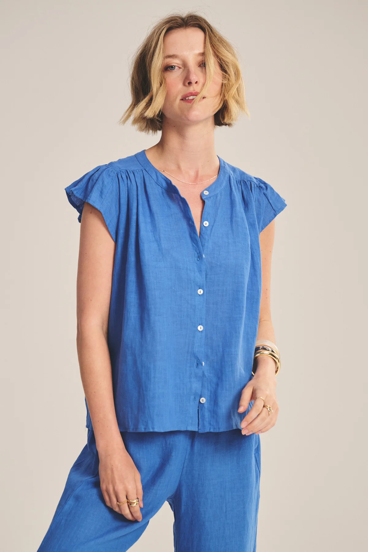 JANEY LINEN TOP - Image 11