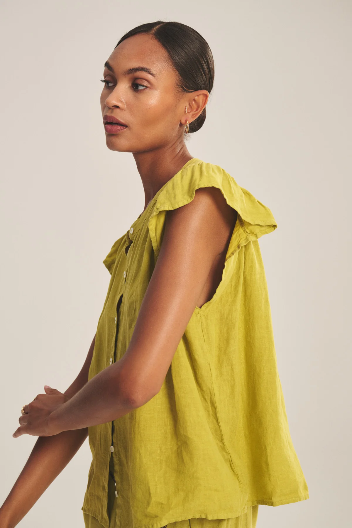 JANEY LINEN TOP - Image 3