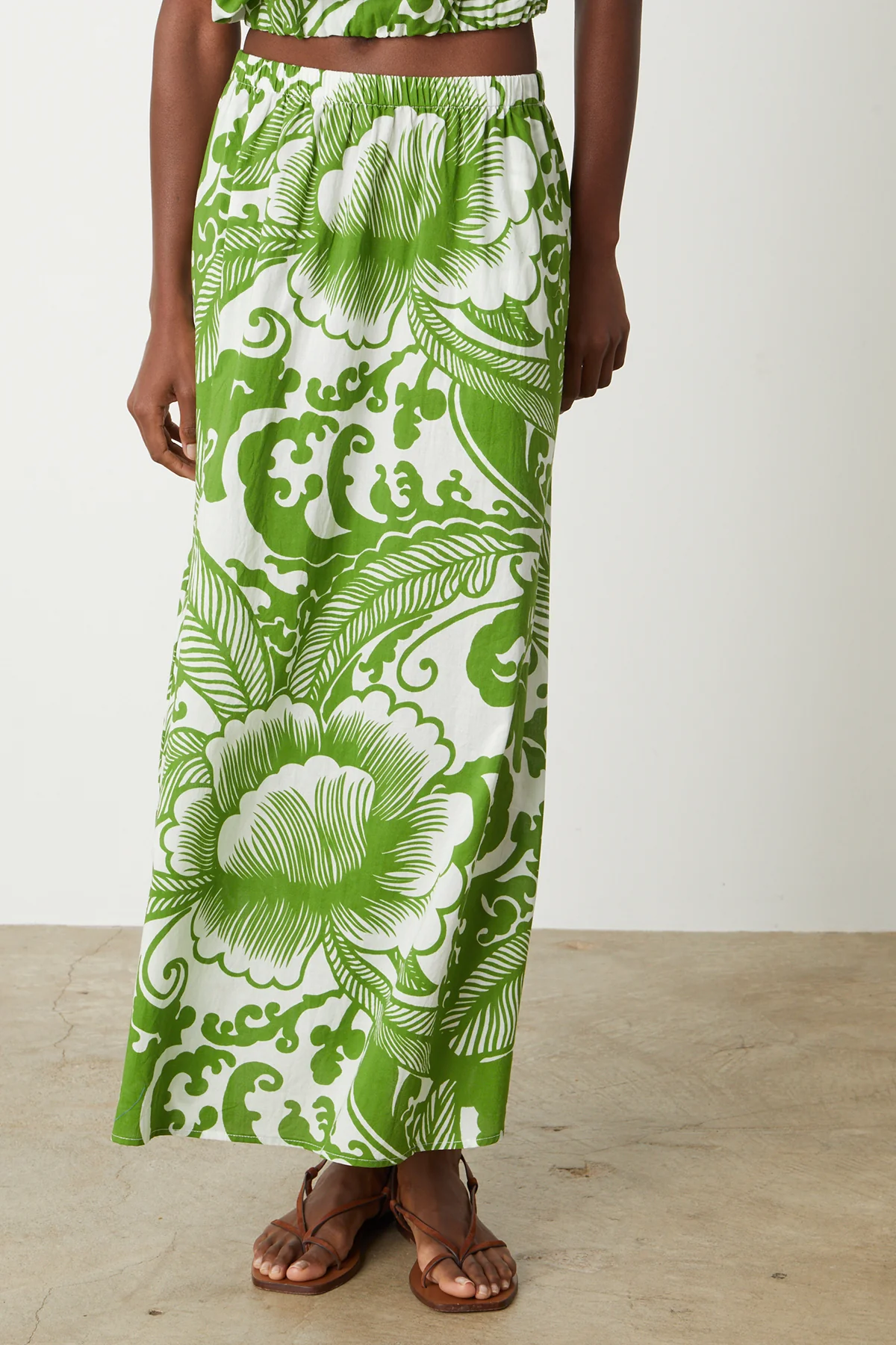 JULIANA PRINTED MAXI SKIRT - Image 8