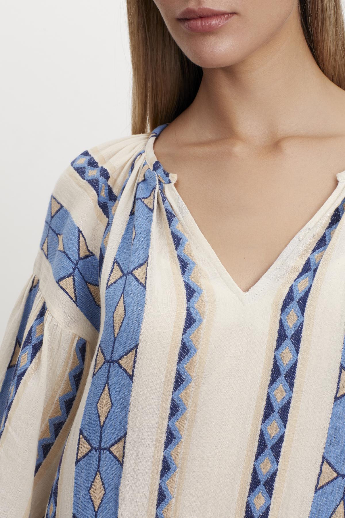 KALLY JACQUARD TIERED DRESS - Image 5