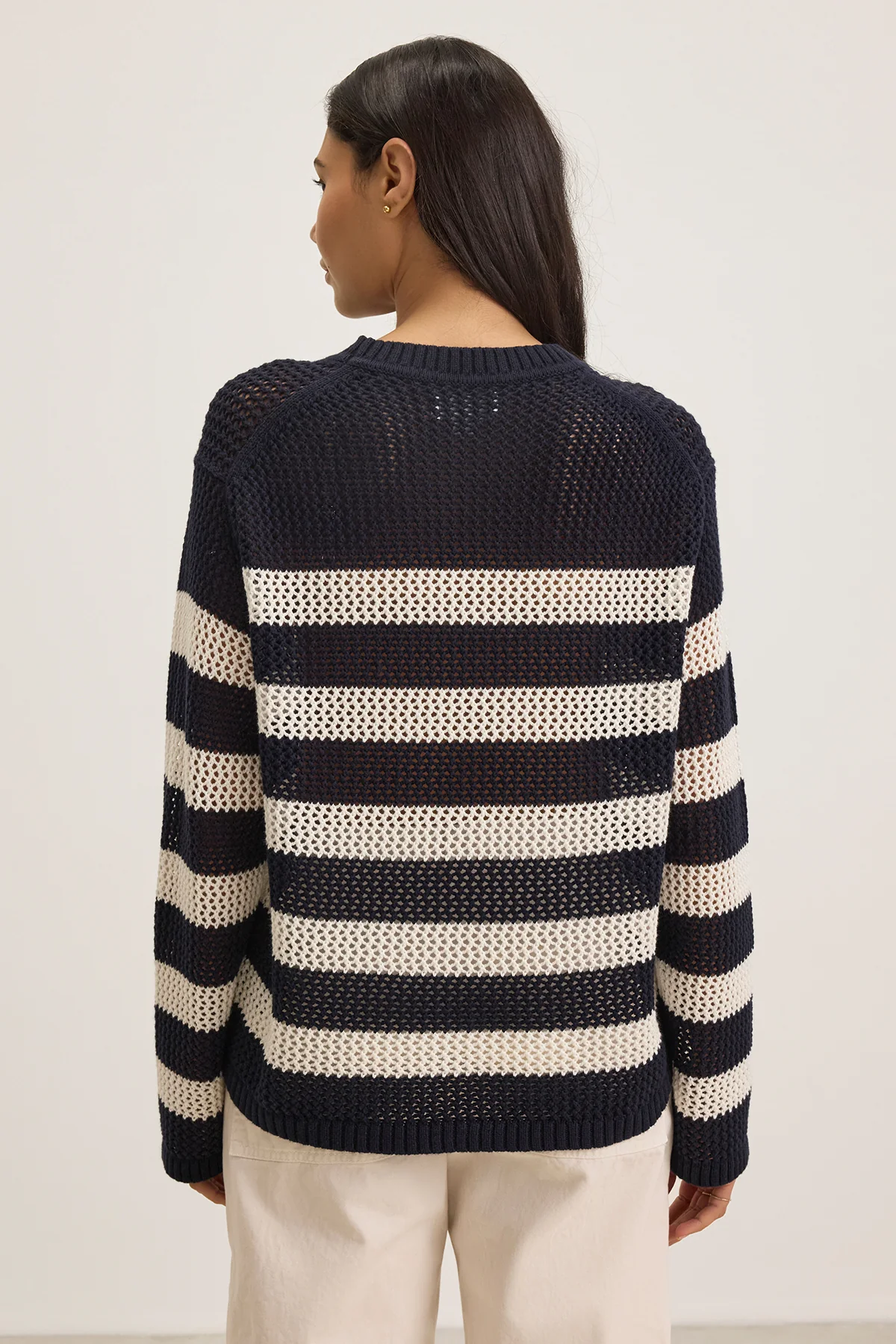 KANAN COTTON CASHMERE MESH SWEATER - Image 4