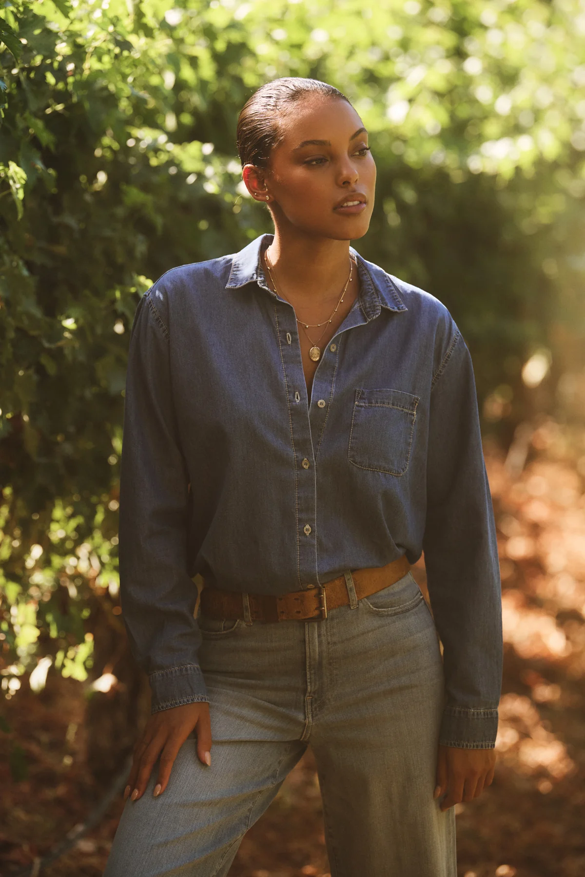KASSA CHAMBRAY SHIRT - Image 2