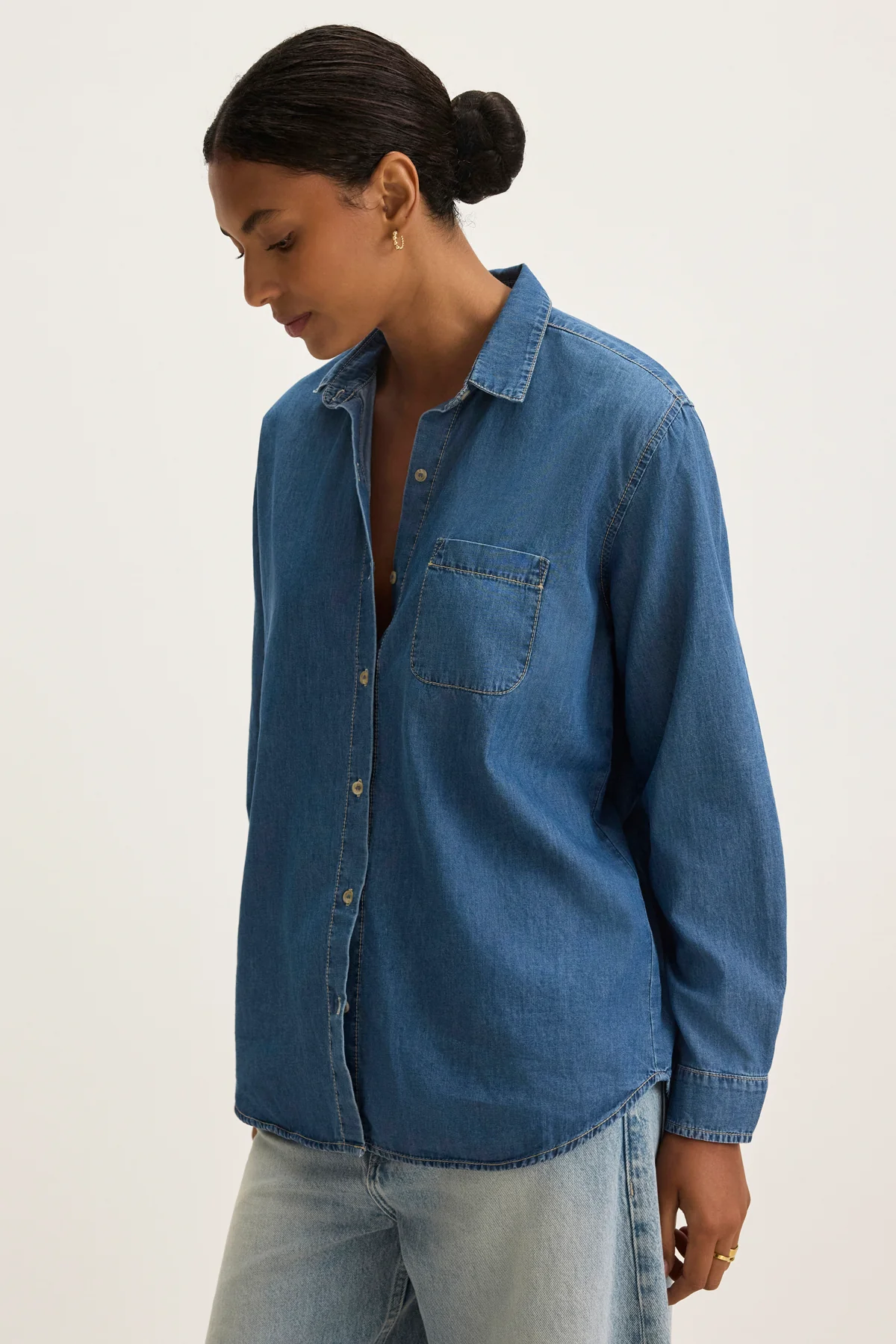 KASSA CHAMBRAY SHIRT - Image 3