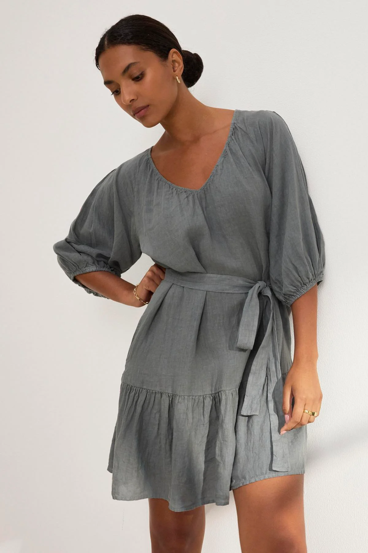 KAYLIE LINEN DRESS - Image 2