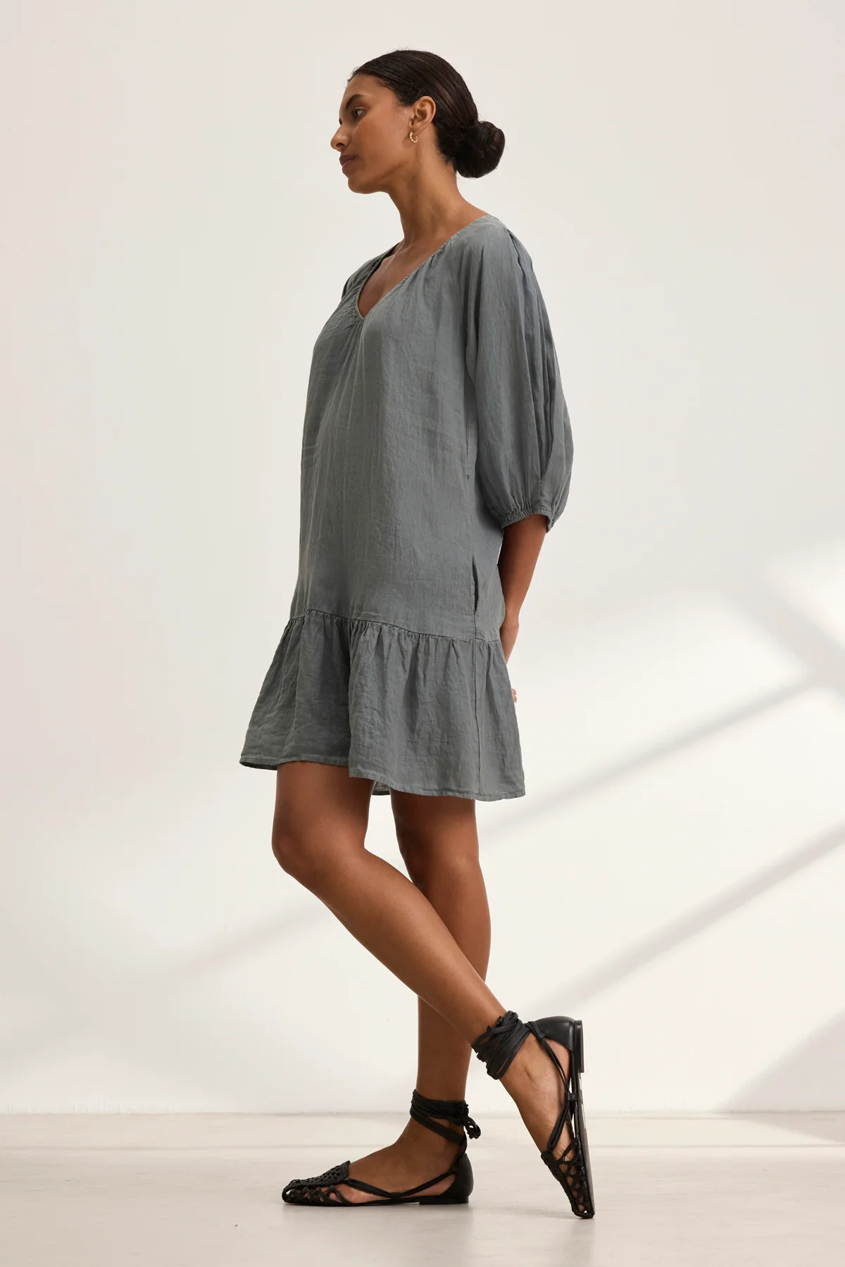 KAYLIE LINEN DRESS - Image 3