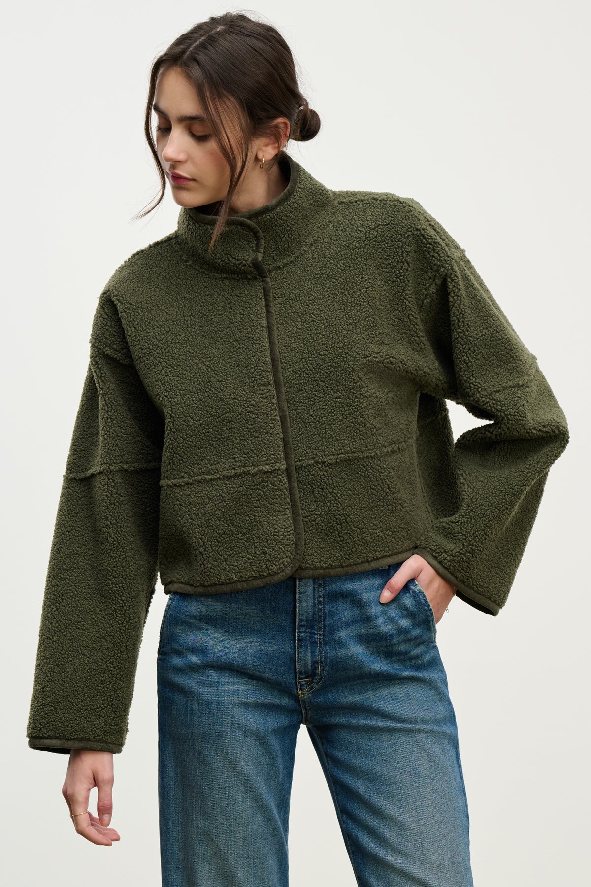 KELLY LUXE SHERPA REVERSIBLE JACKET - Image 21