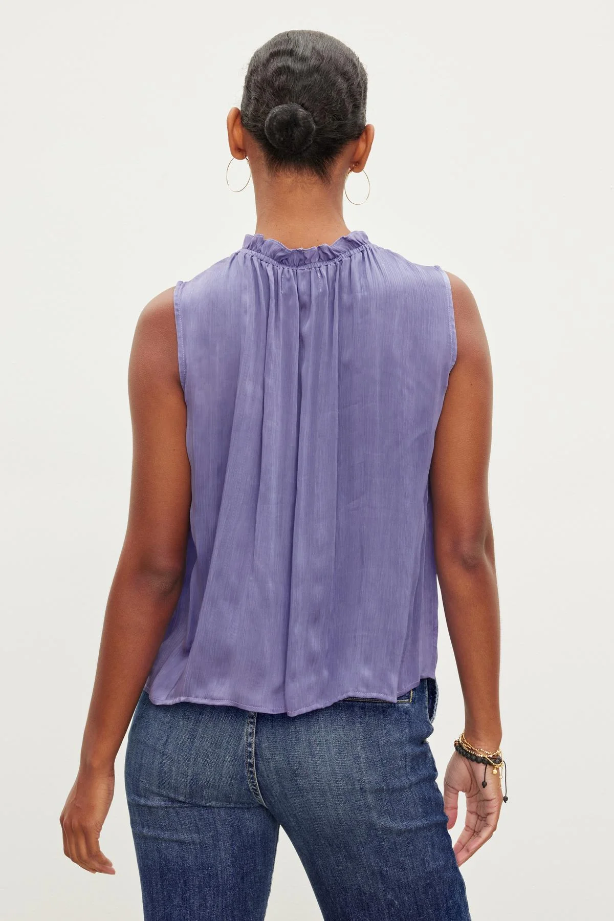 KIANA RUFFLE NECK TANK TOP - Image 3