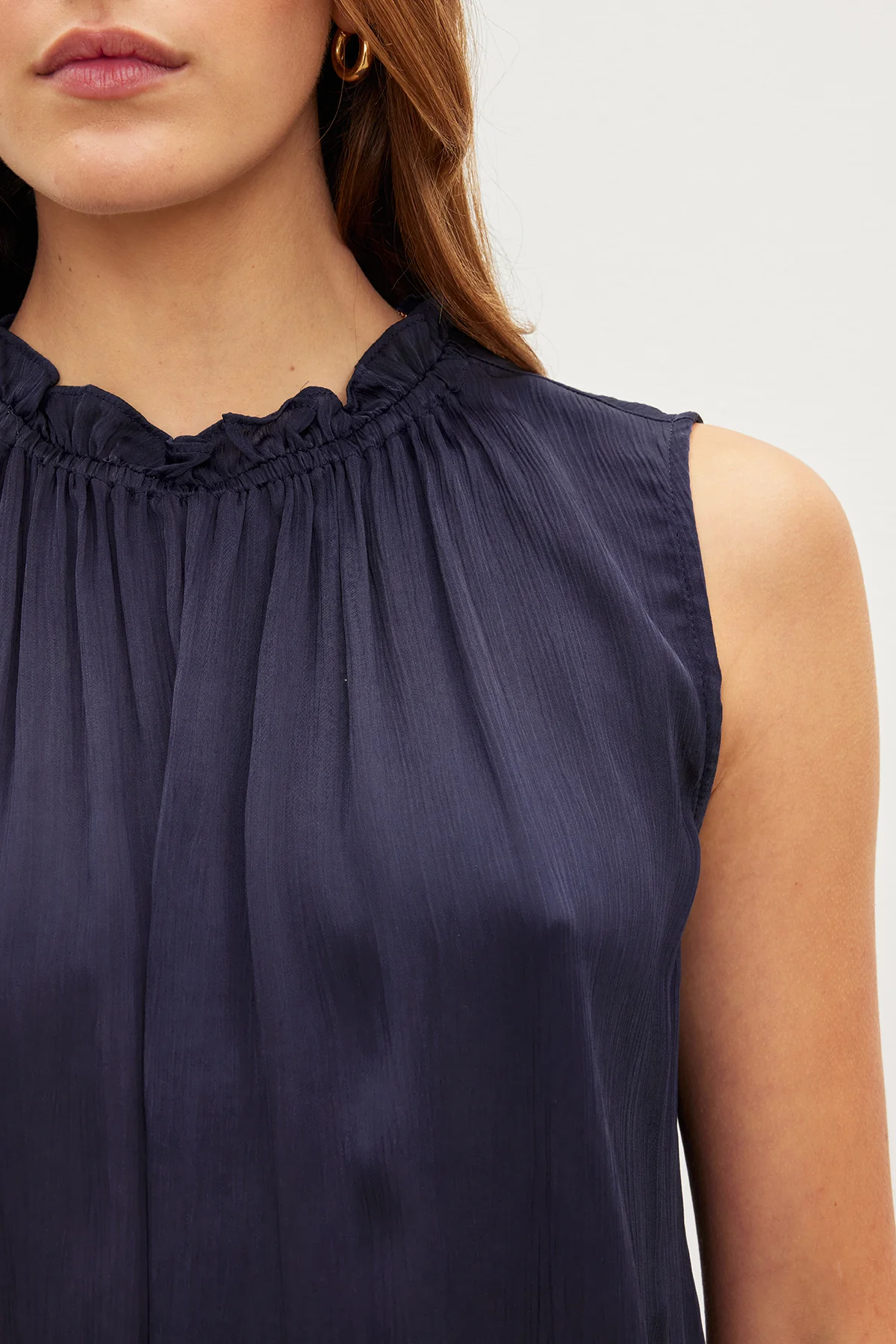 KIANA RUFFLE NECK TANK TOP - Image 6