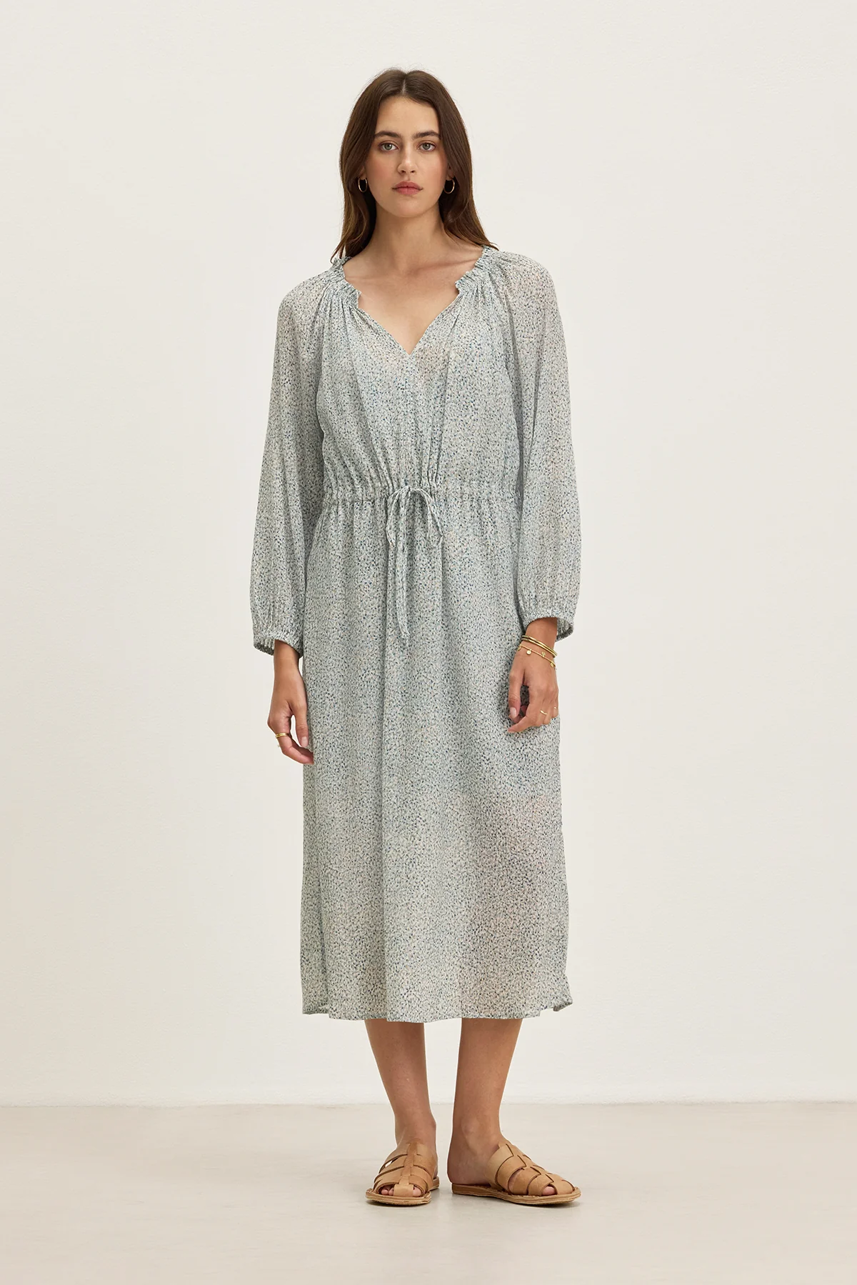 LIMA PRINTED CRINKLE COTTON GAUZE DRESS - Image 6