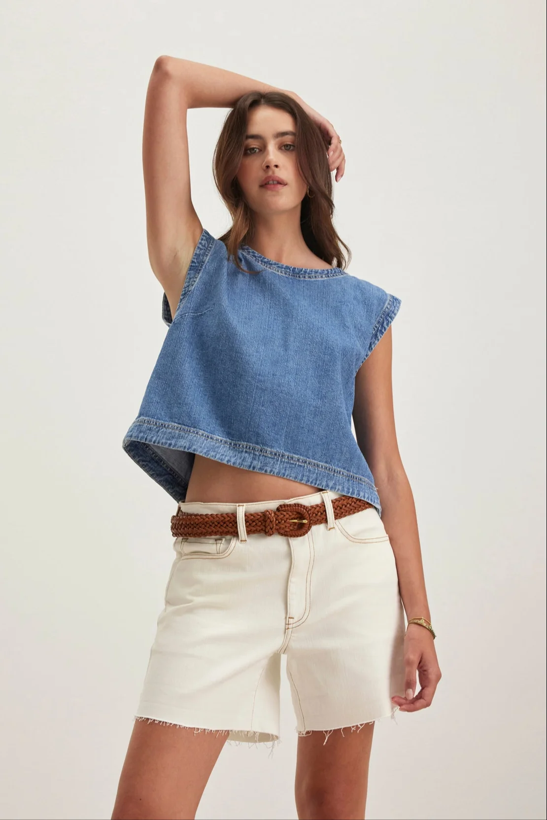 LOREN DENIM TOP - Image 5