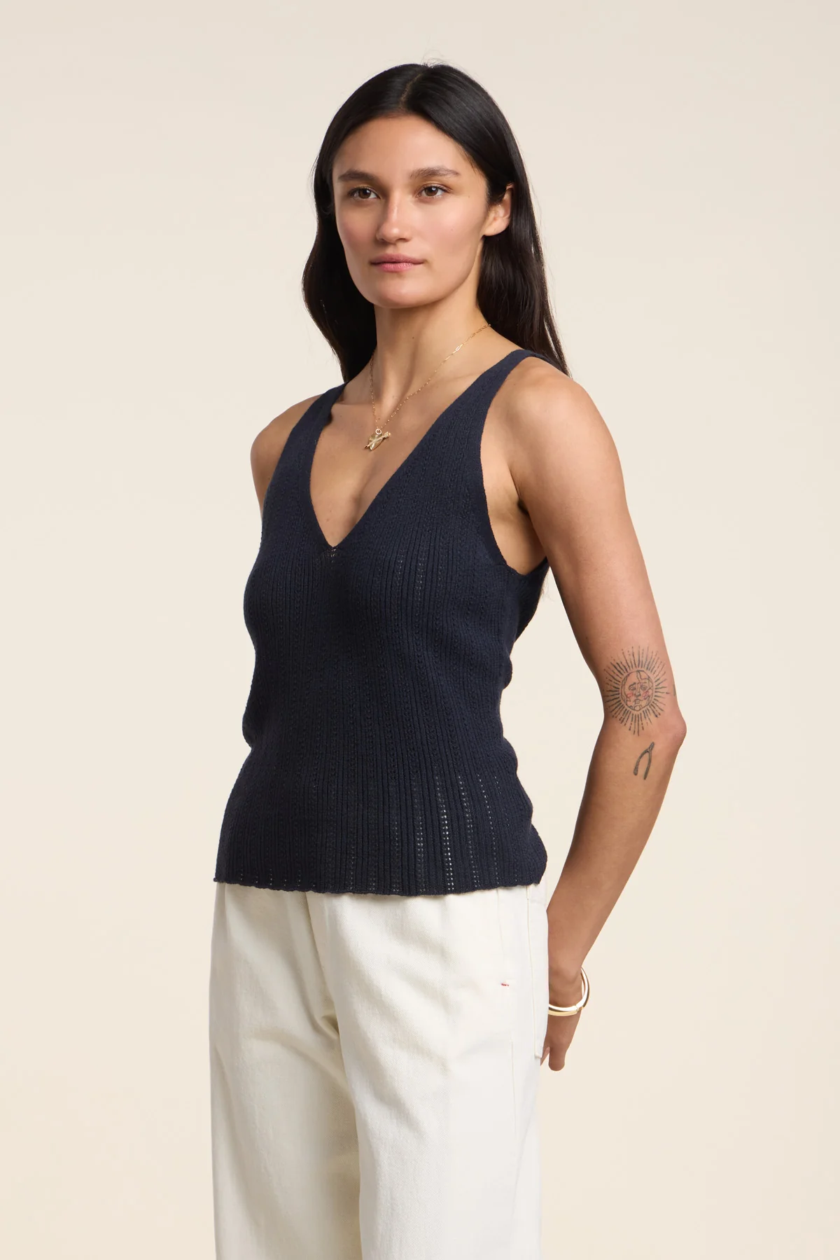 LORENA POINTELLE TANK TOP - Image 5