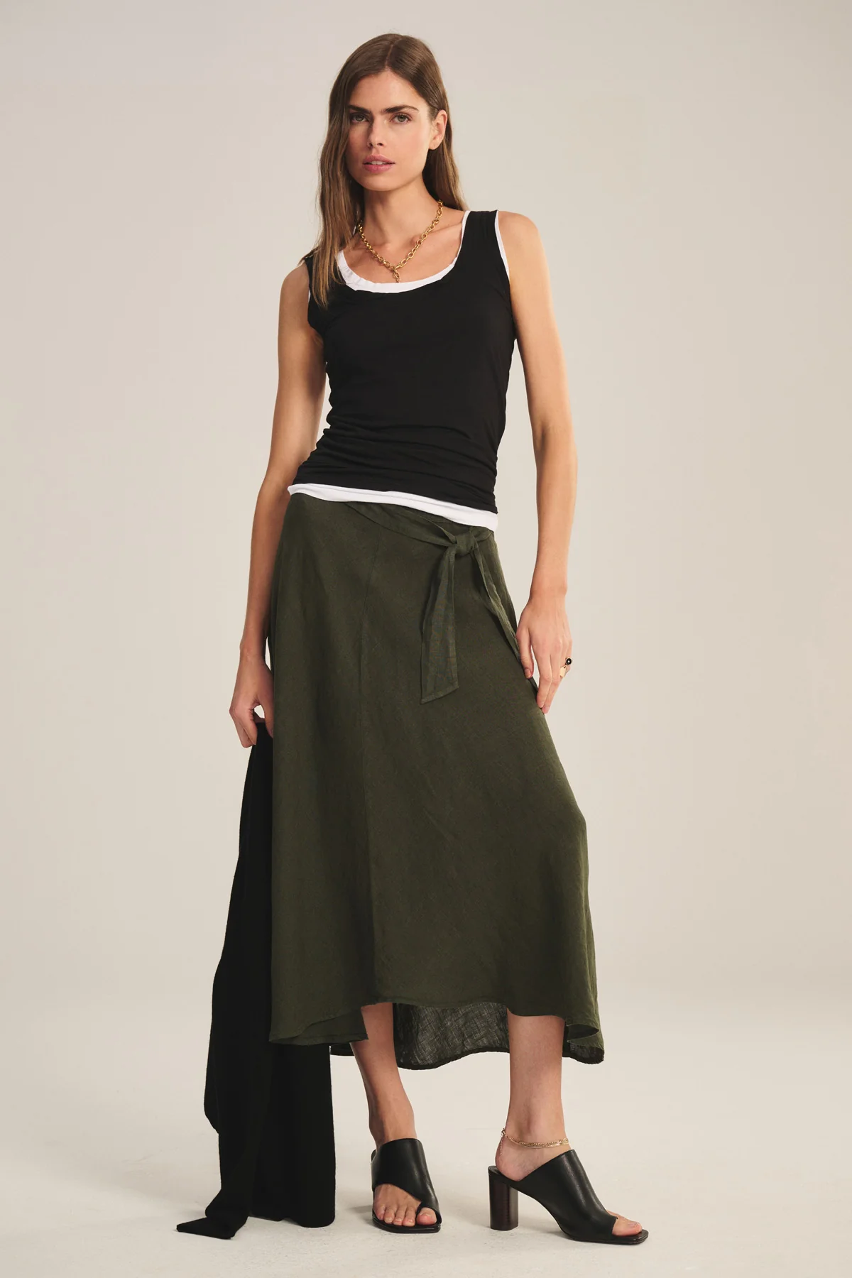 MALINA LINEN SKIRT - Image 5