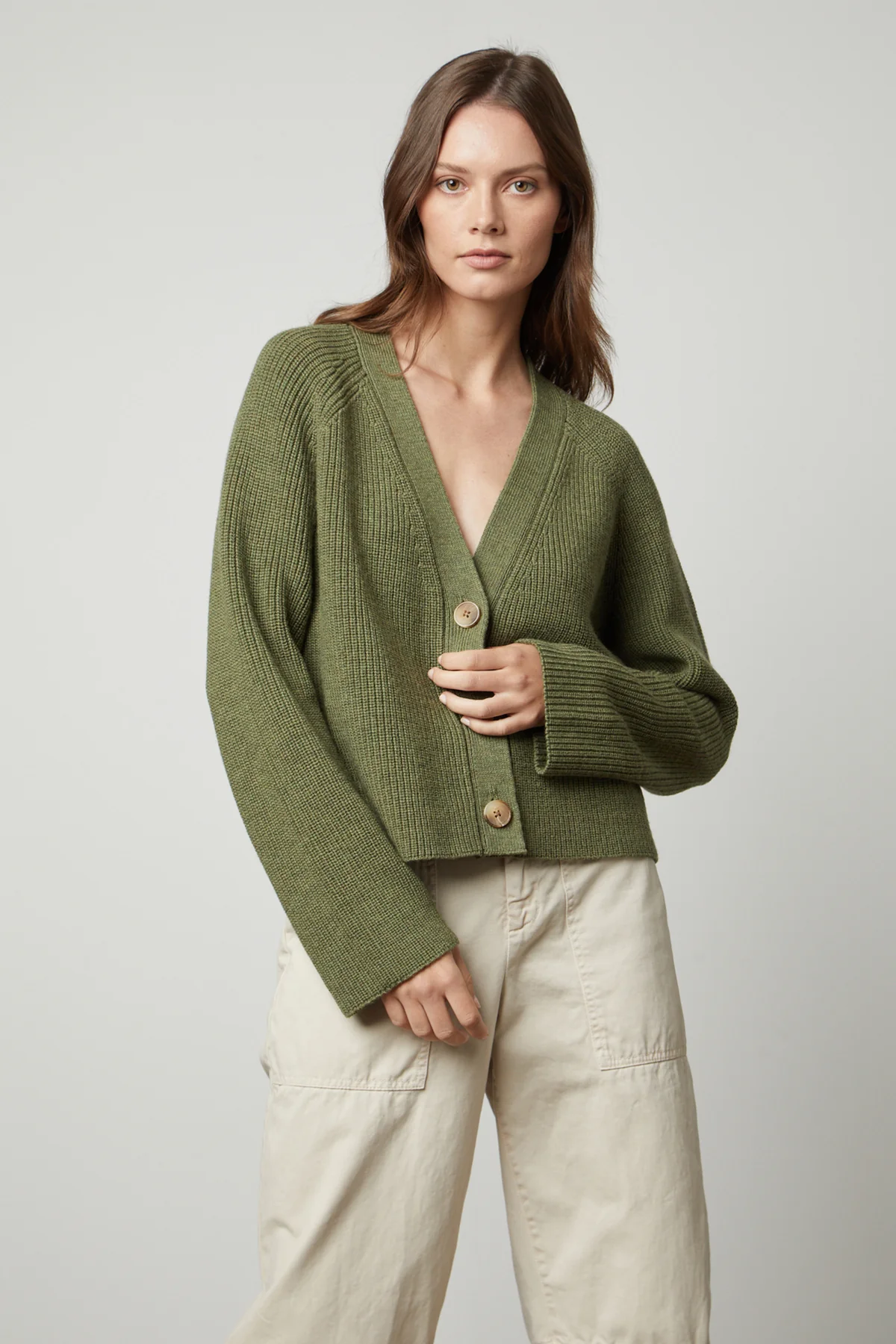 MARILYN BUTTON FRONT CARDIGAN - Image 3