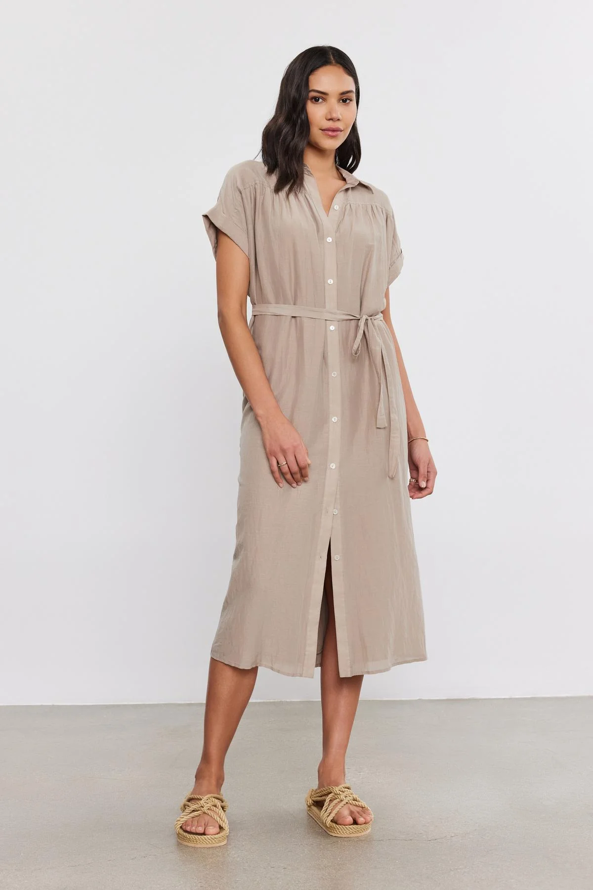 MARLA SILK COTTON VOILE DRESS - Image 5