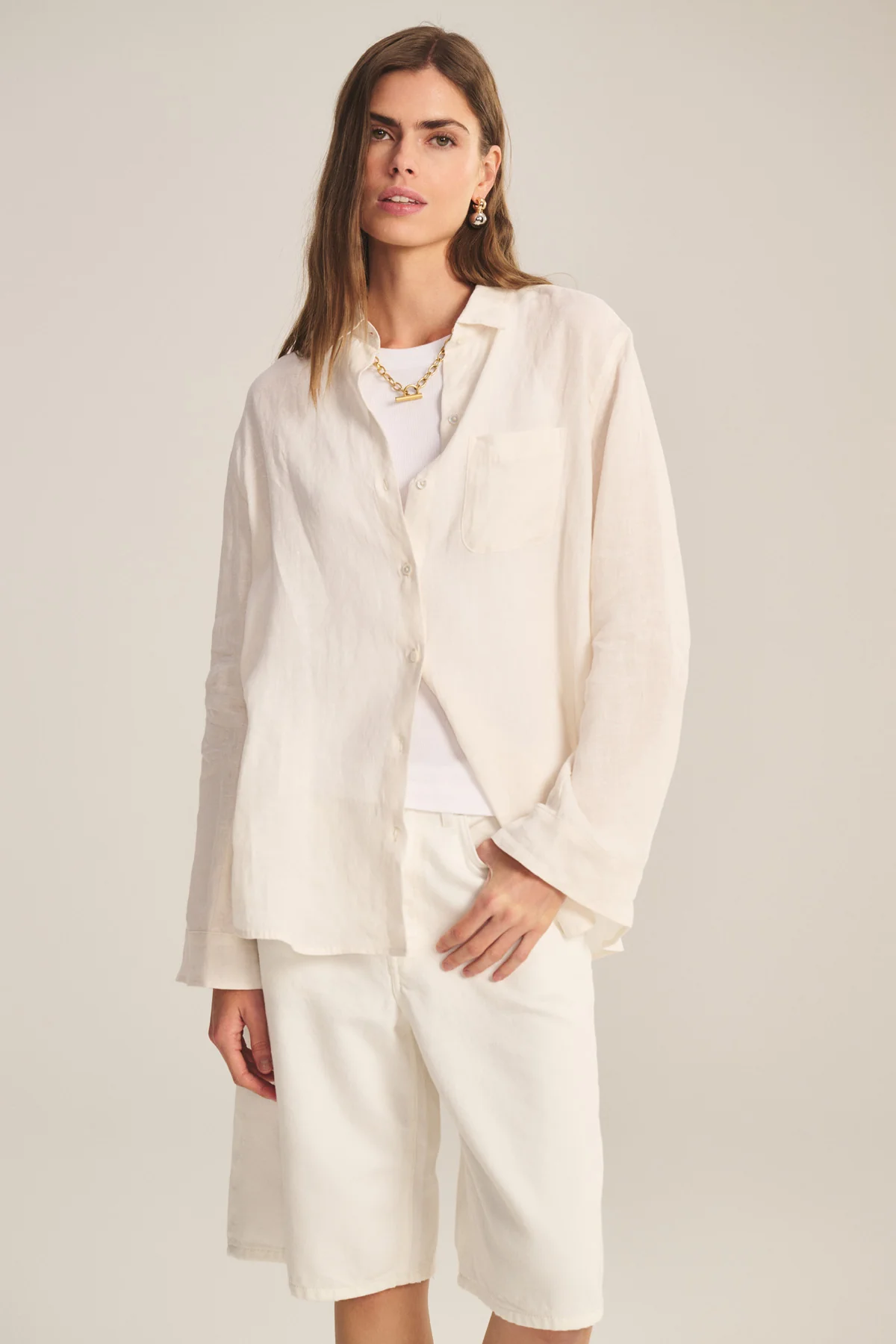 MULHOLLAND LINEN SHIRT - Image 3