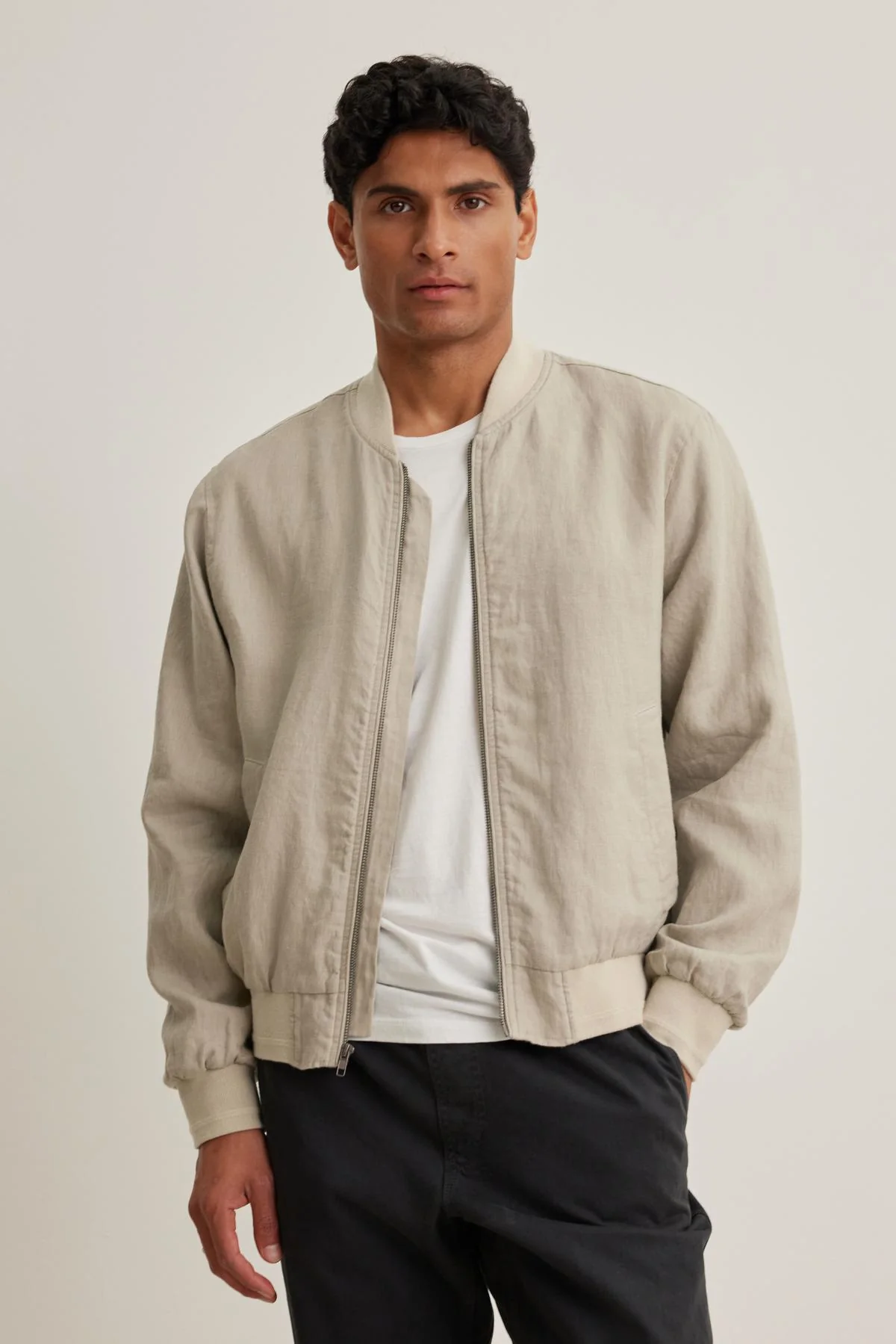 MURPHY LINEN BOMBER JACKET - Image 6
