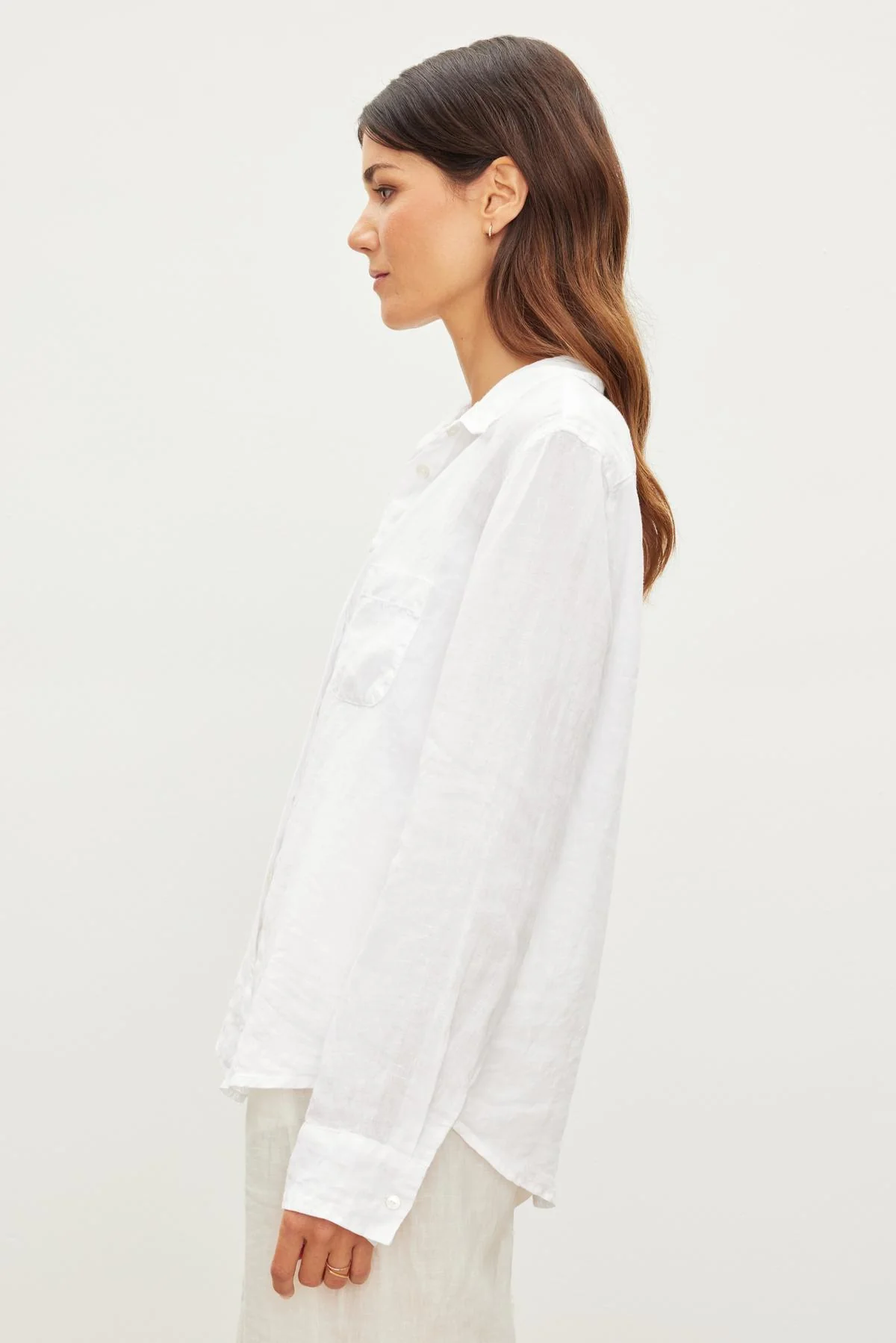 NATALIA LINEN BUTTON-UP SHIRT - Image 3